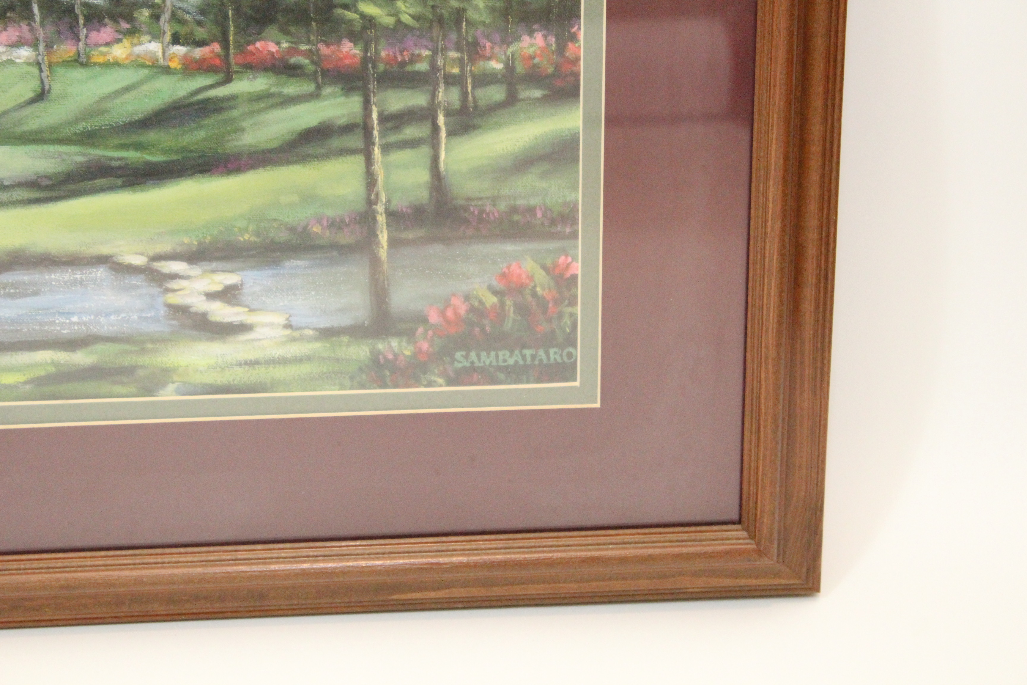 Joe Sambataro Offset Lithograph "Par 3 By The Stream"