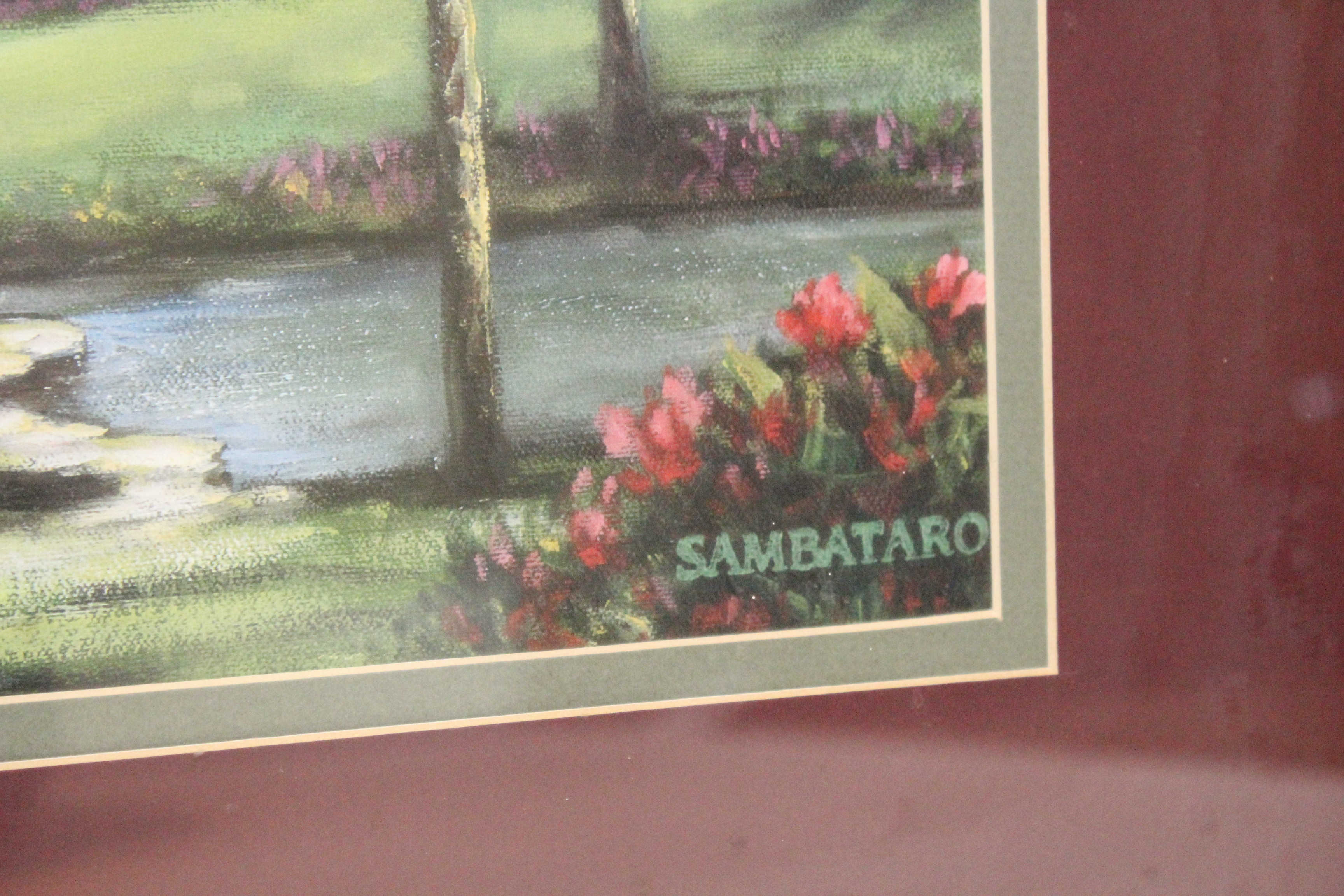 Joe Sambataro Offset Lithograph "Par 3 By The Stream"