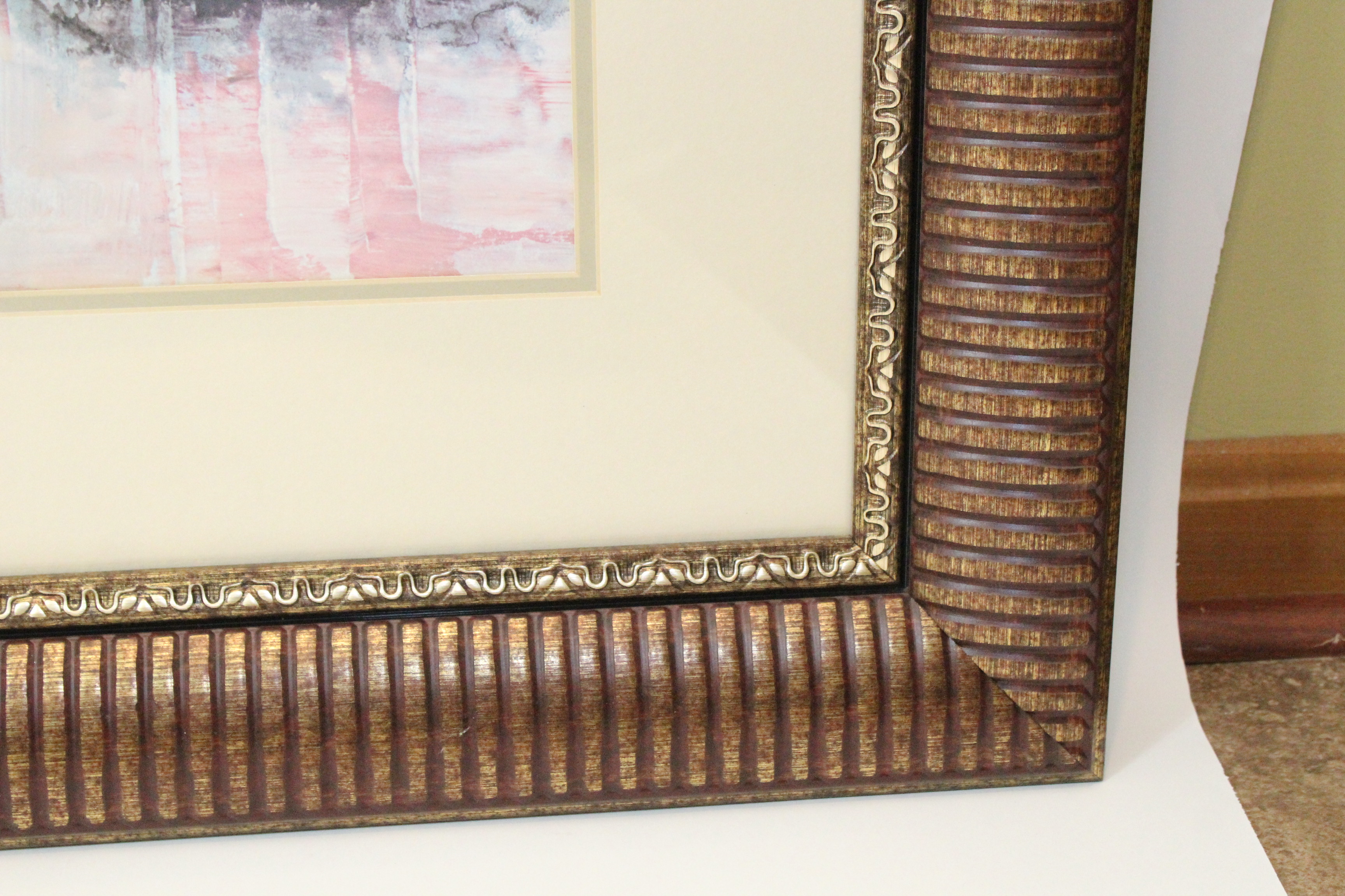 After Friedbert Renbaum Offset Lithograph "Parchment Trees I"