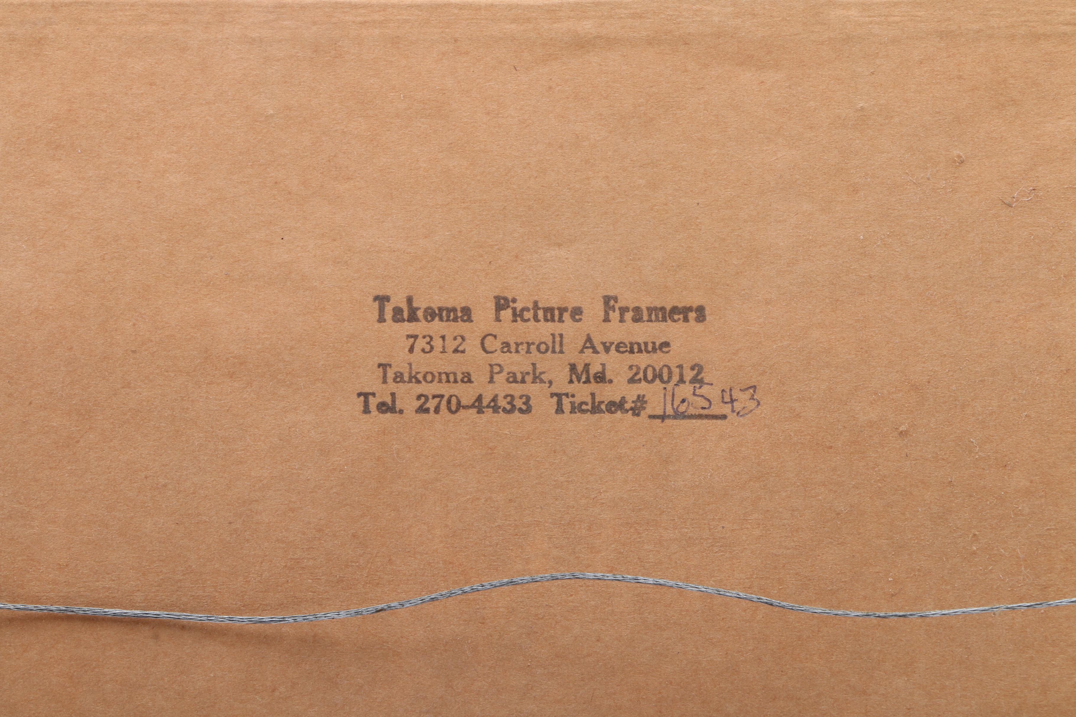 Gouache Painting on Papyrus After Ancient Egyptian Wall Paintings