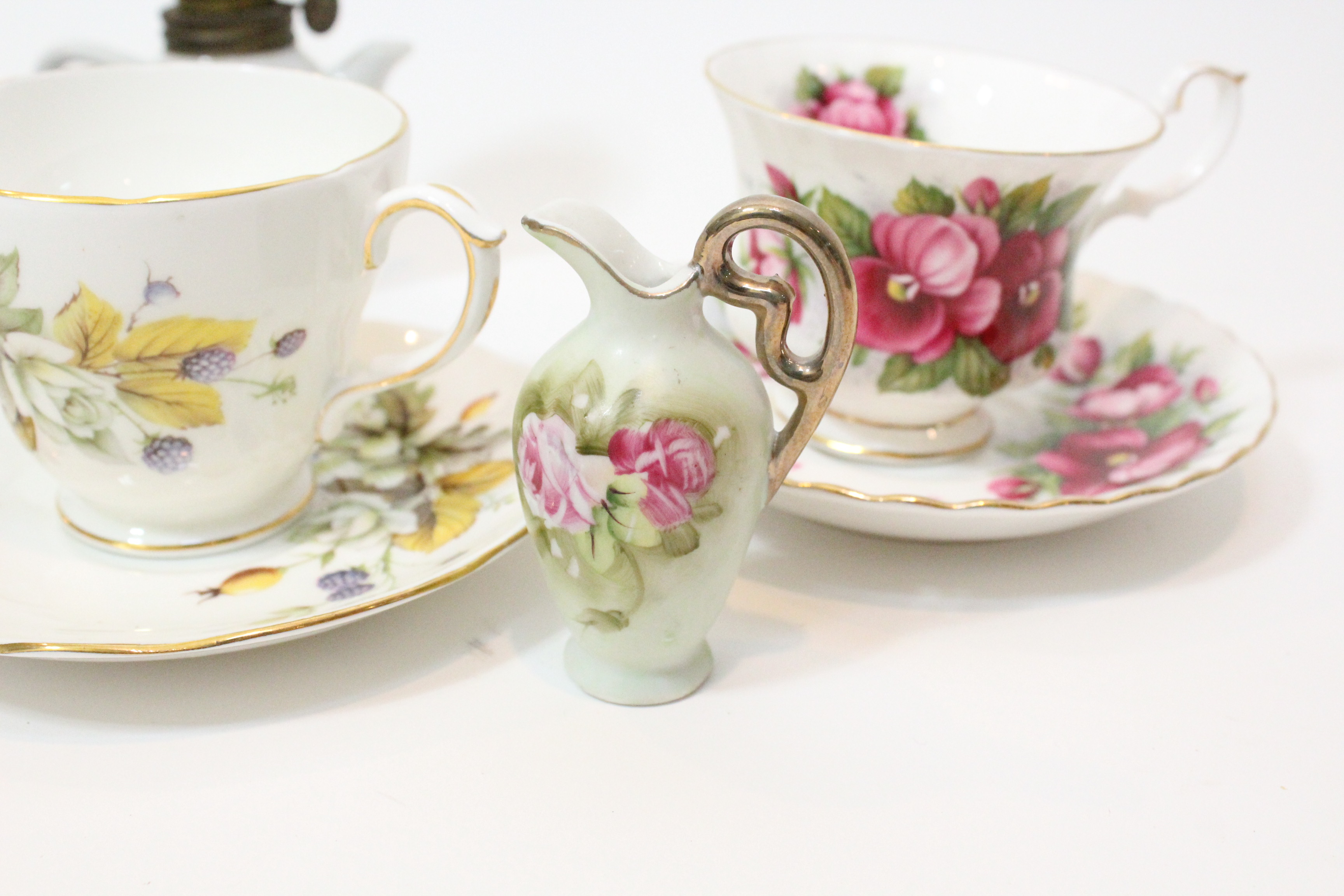 Collection of Teacups and Saucers