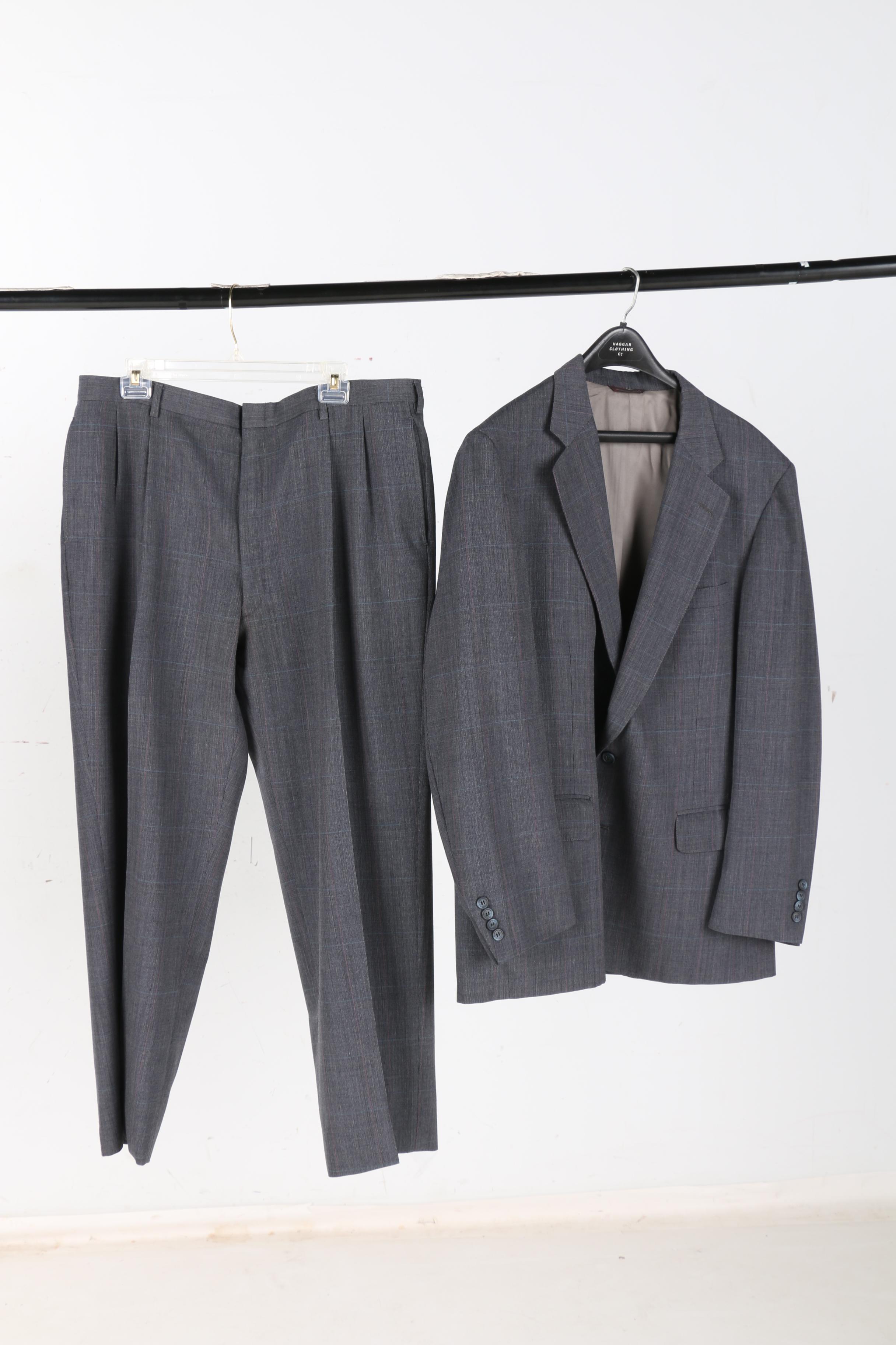 Collection on Men's Suits Featuring Eural Griffe Argent and Cricketeer