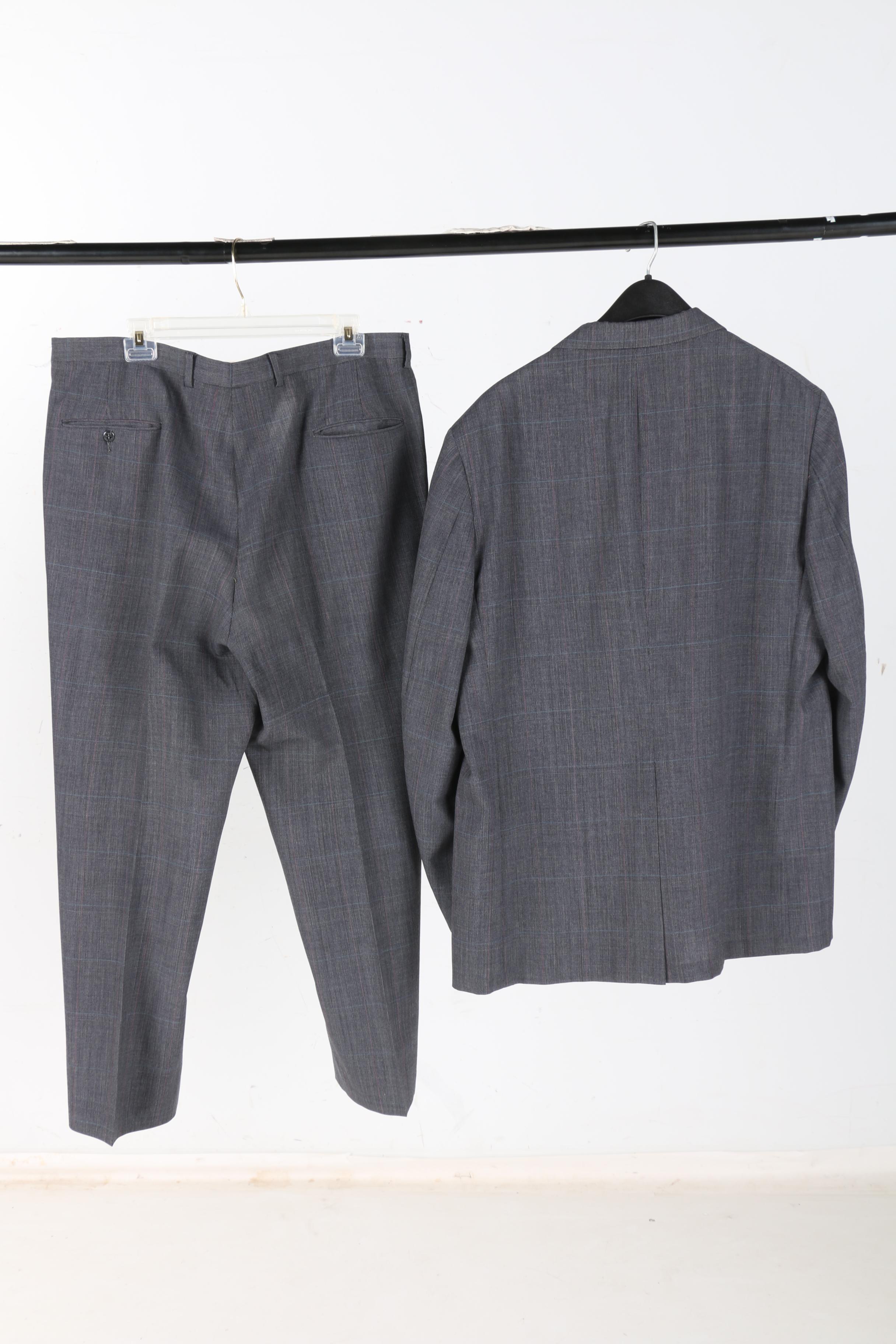 Collection on Men's Suits Featuring Eural Griffe Argent and Cricketeer