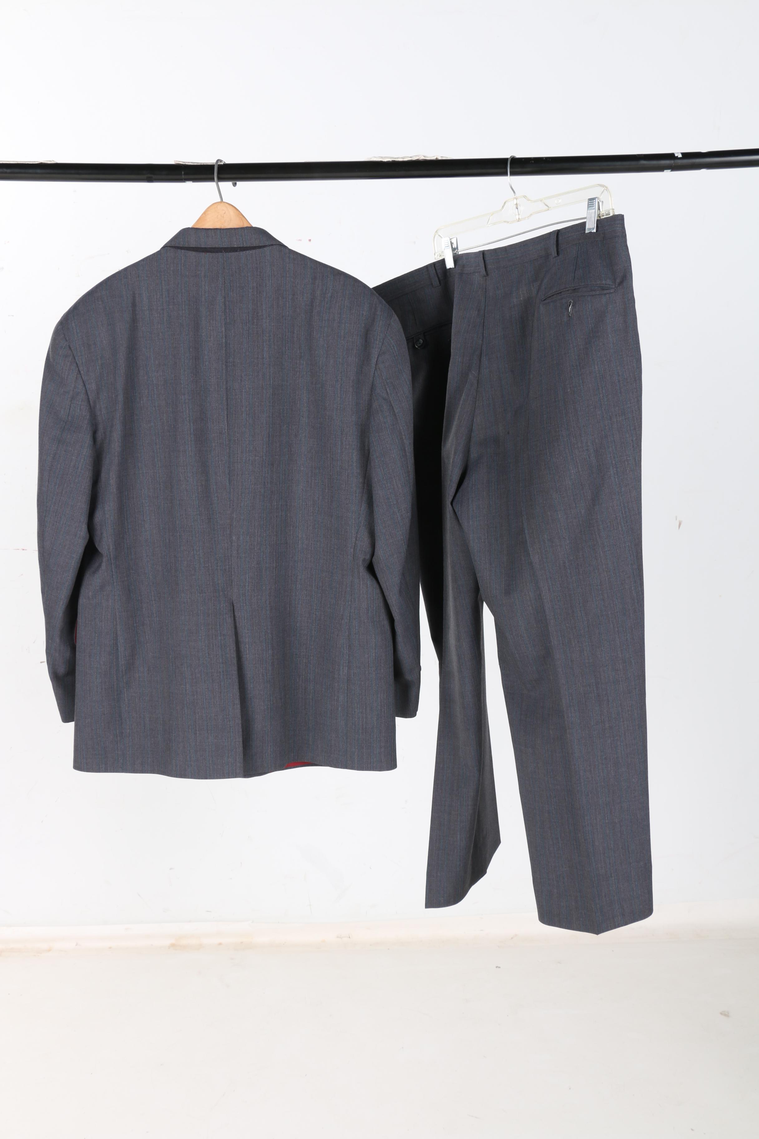 Collection on Men's Suits Featuring Eural Griffe Argent and Cricketeer