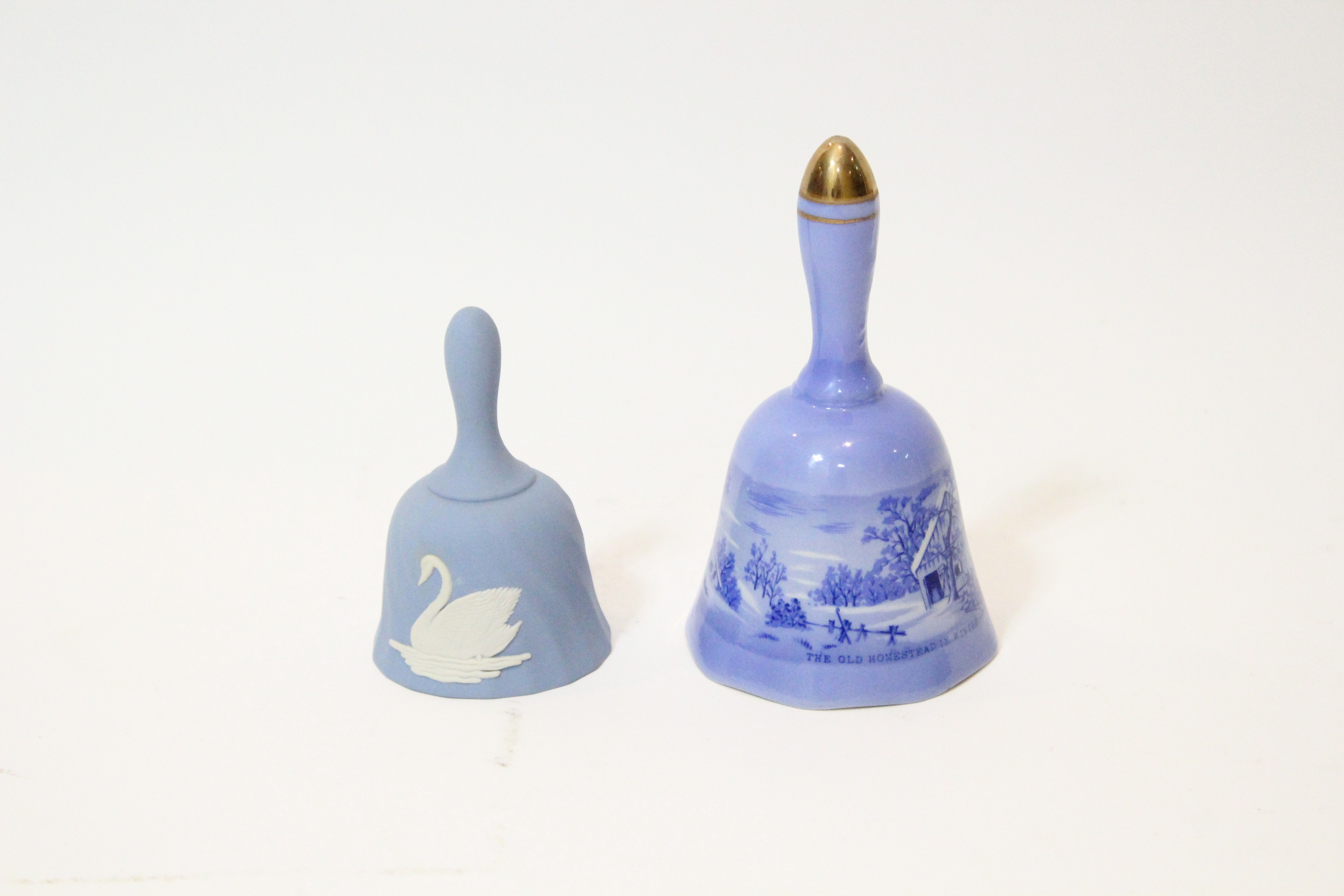 Wedgwood and Limited Edition "Currier & Ives" Copenhagen Bell