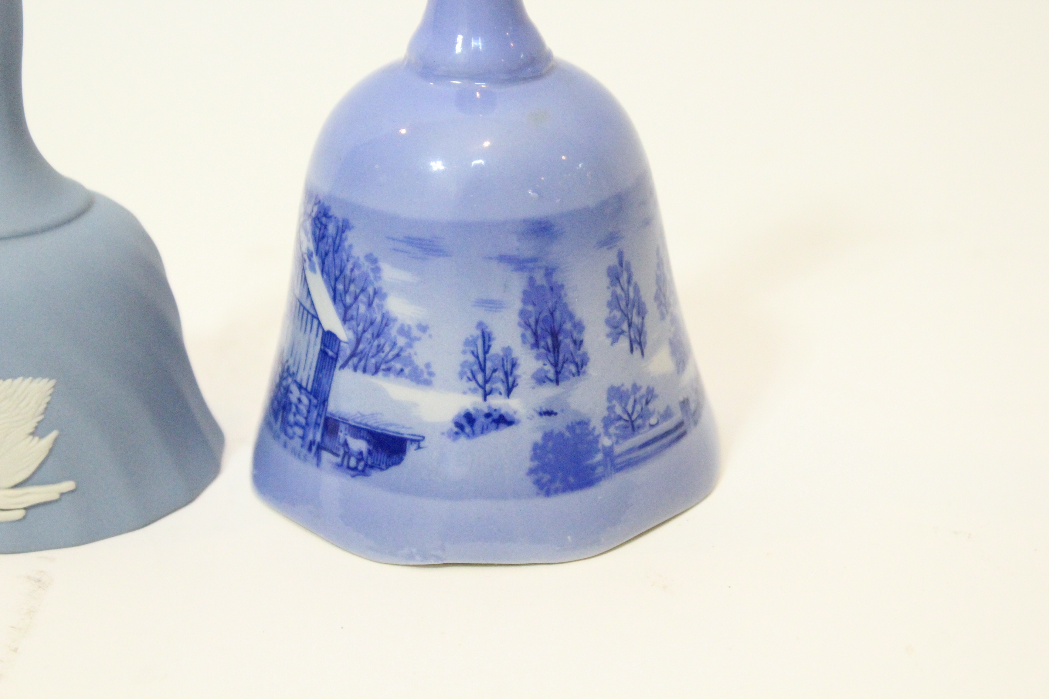 Wedgwood and Limited Edition "Currier & Ives" Copenhagen Bell