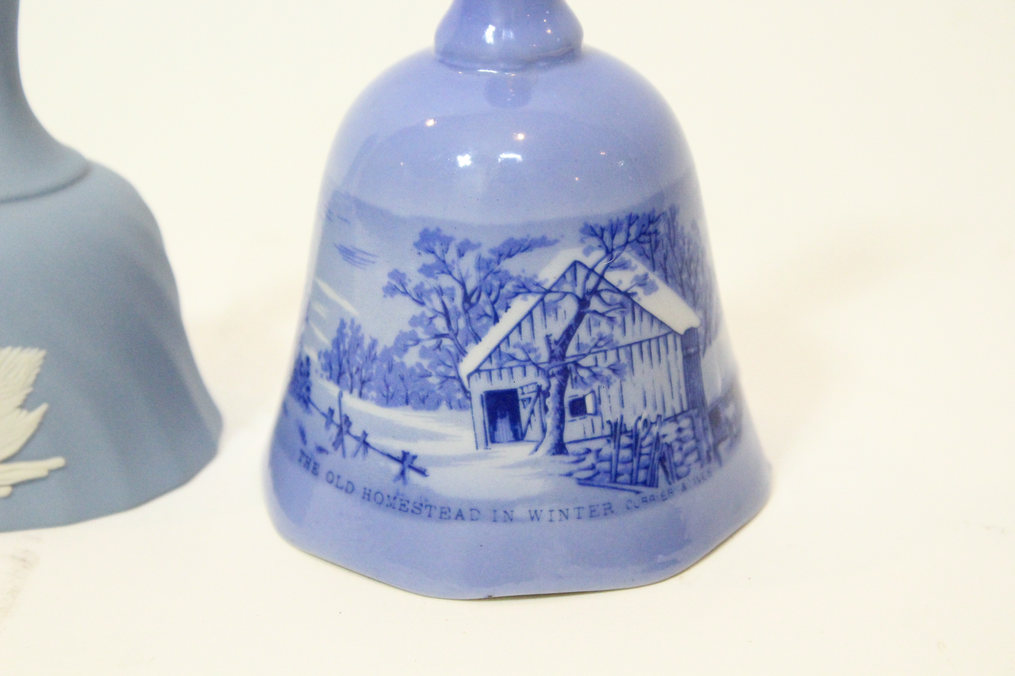 Wedgwood and Limited Edition "Currier & Ives" Copenhagen Bell