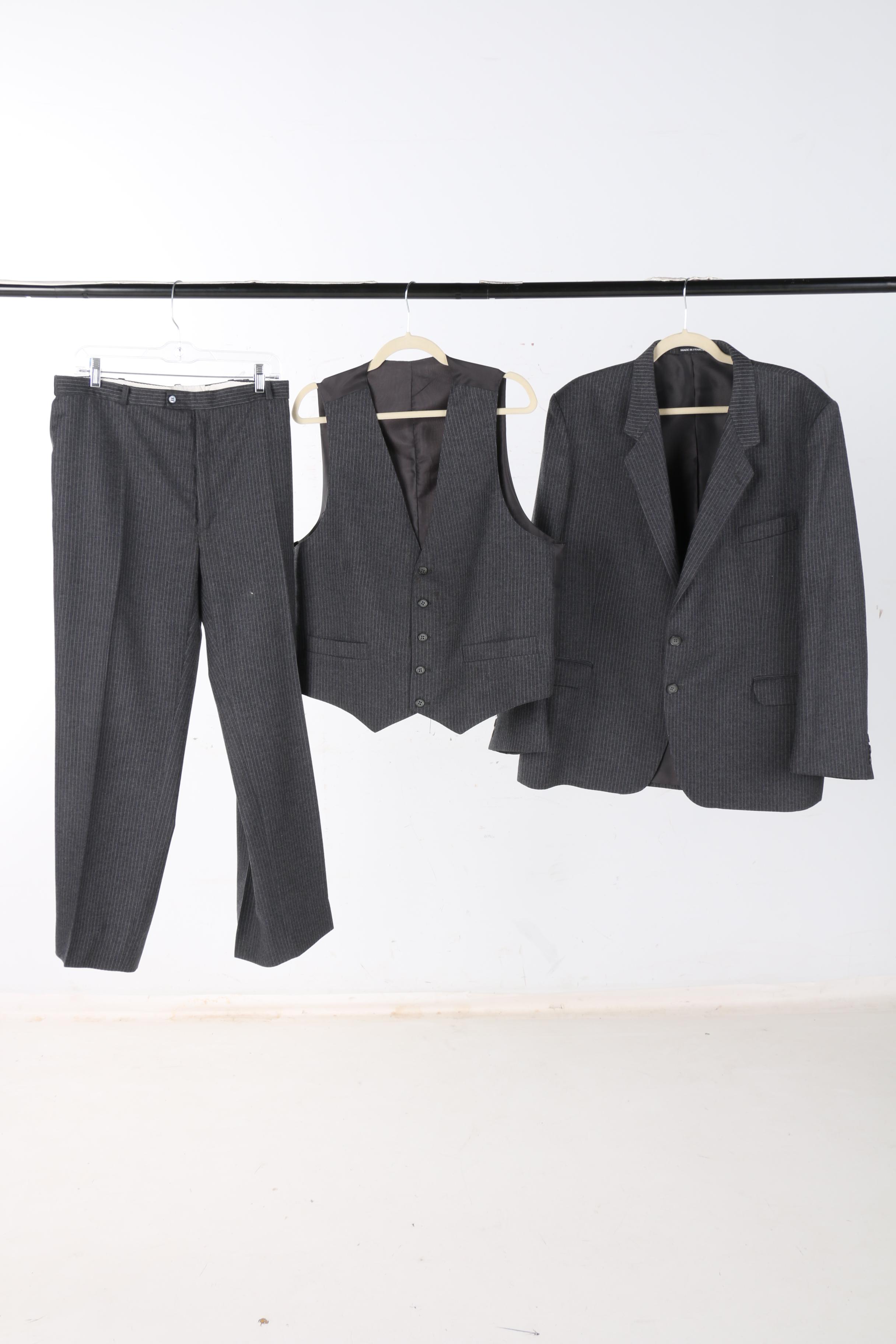 Collection on Men's Suits Featuring Eural Griffe Argent and Cricketeer