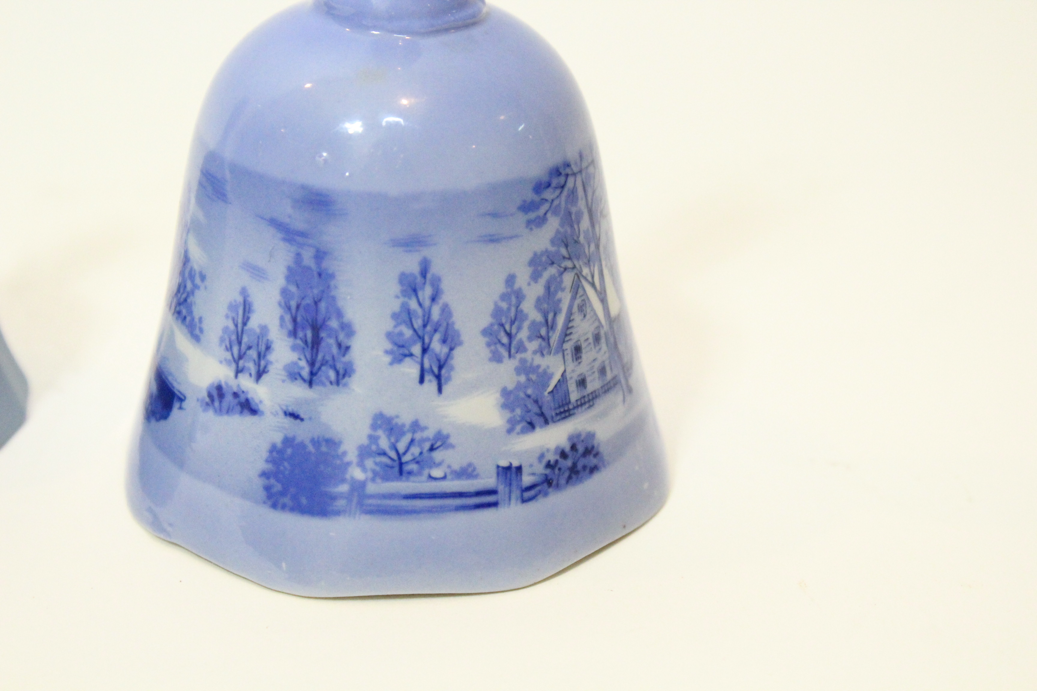 Wedgwood and Limited Edition "Currier & Ives" Copenhagen Bell