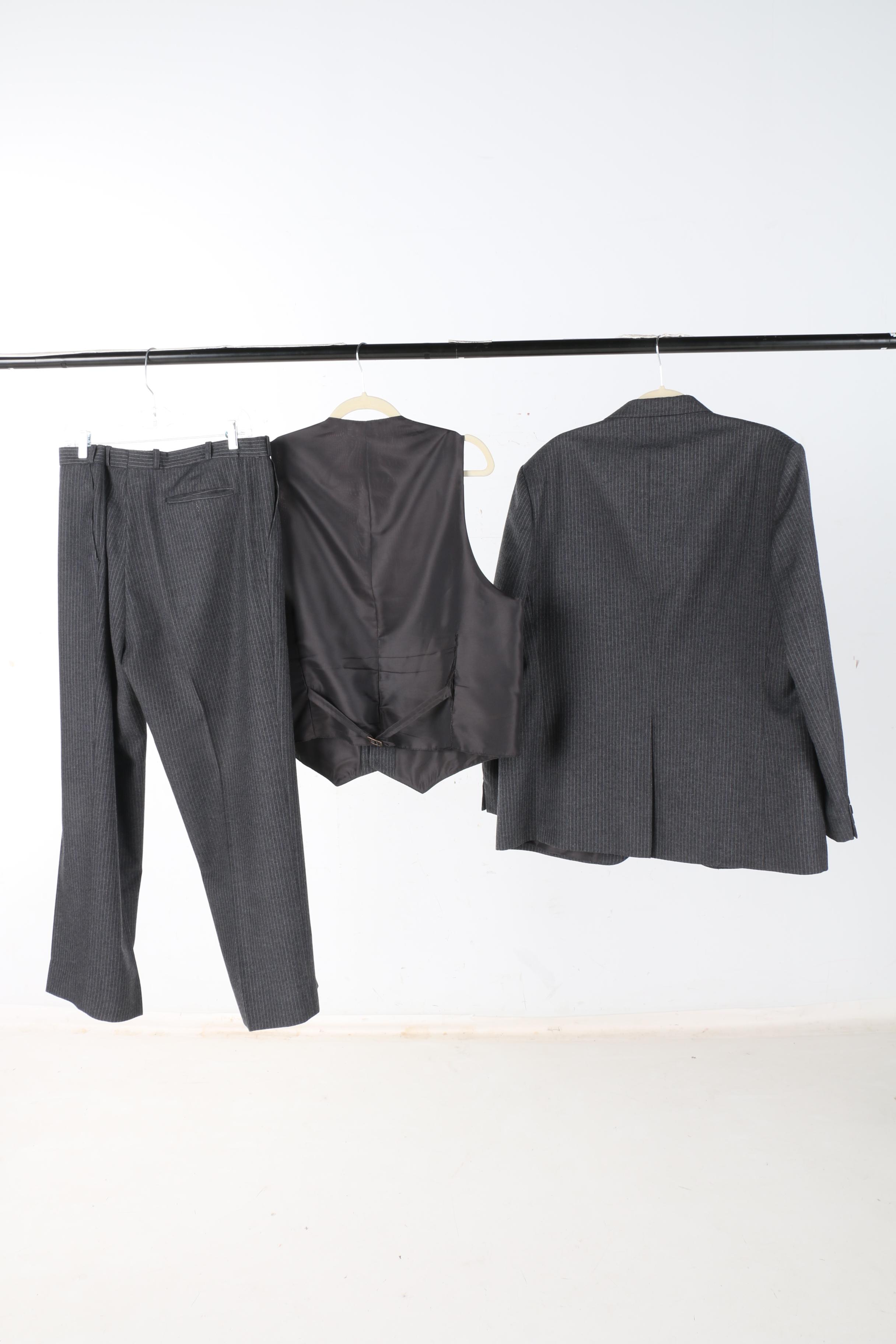 Collection on Men's Suits Featuring Eural Griffe Argent and Cricketeer