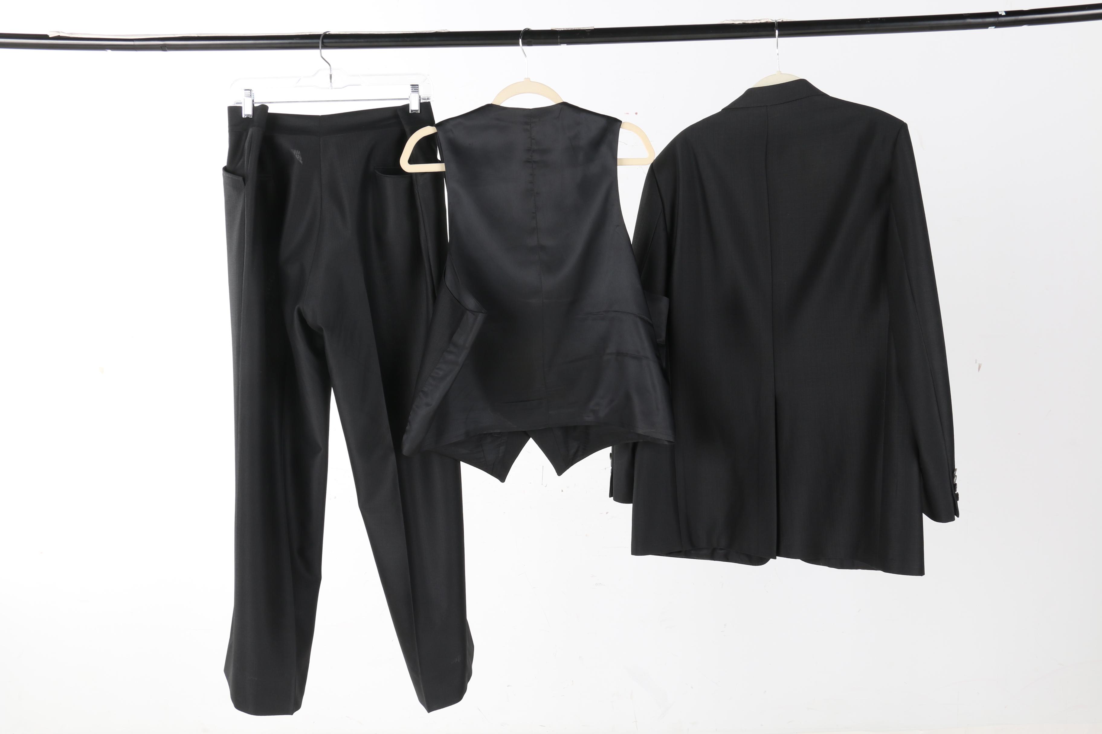 Collection on Men's Suits Featuring Eural Griffe Argent and Cricketeer