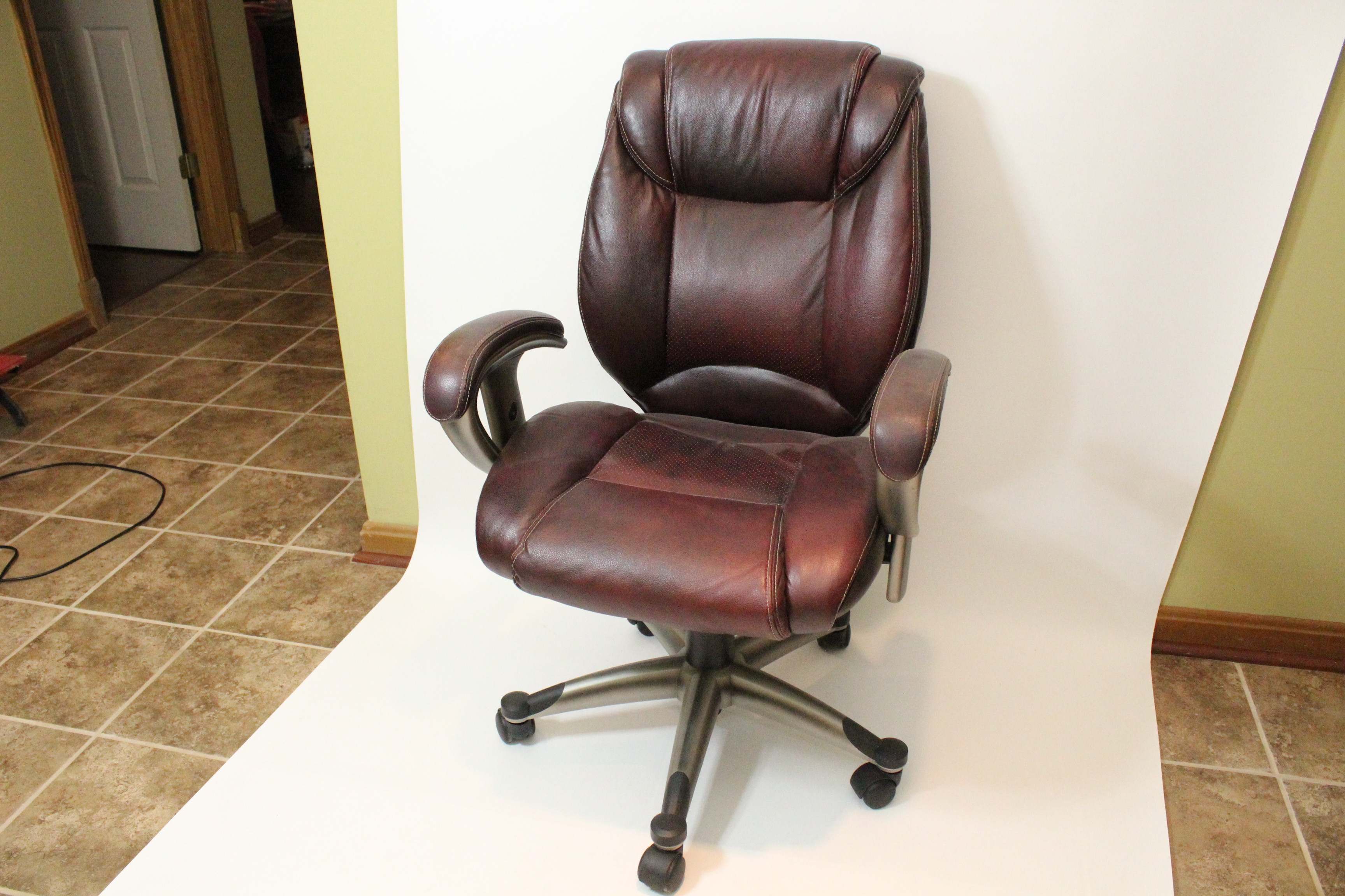 Burgundy Office Chair by Lane