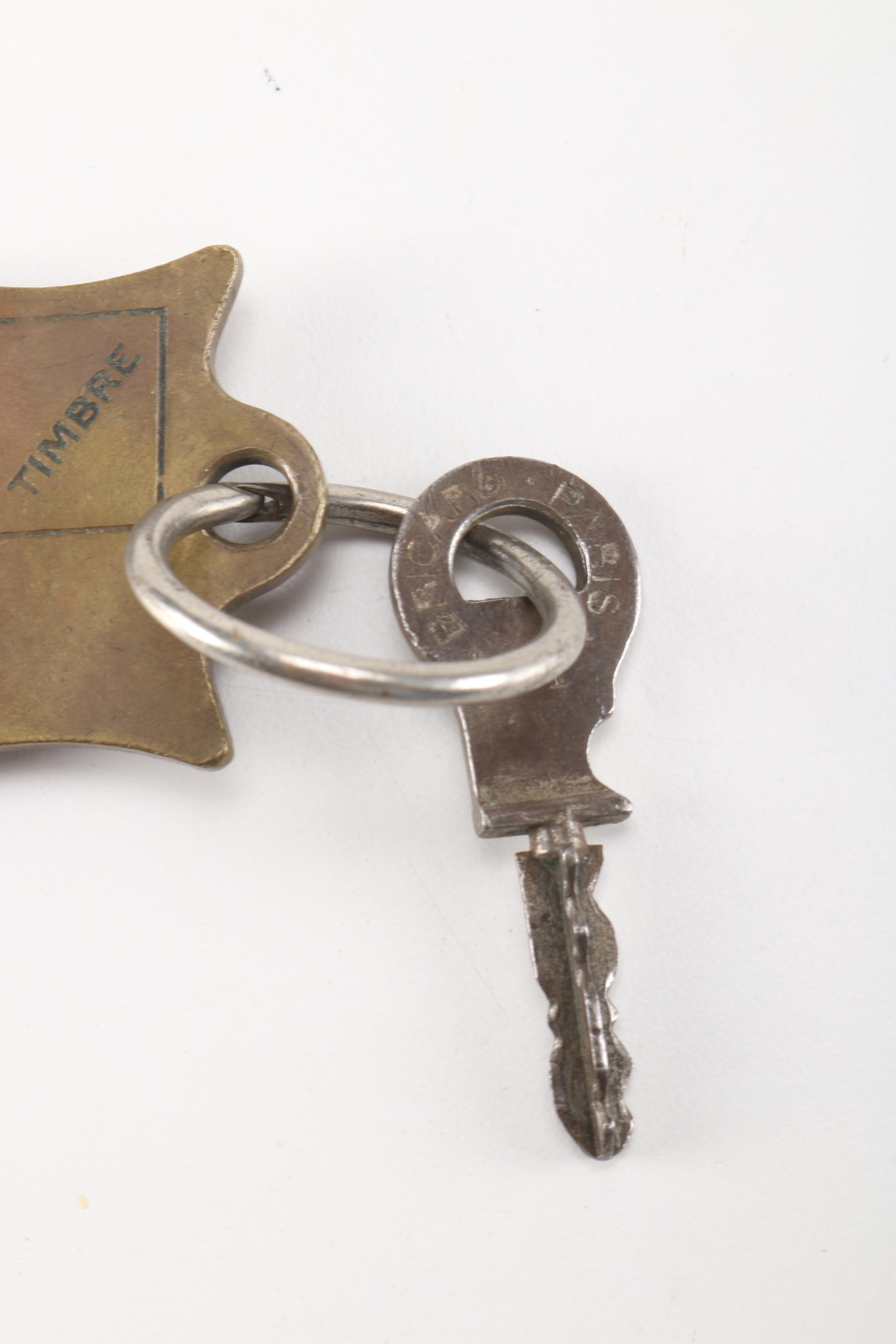 Antique Royal Monceau Key From Paris