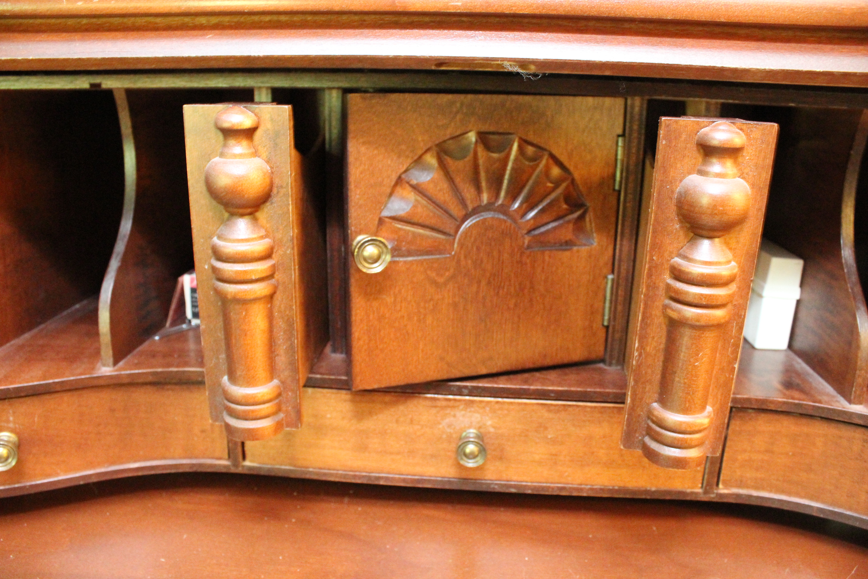 Victorian Style Secretary Desk by Jasper Cabinet