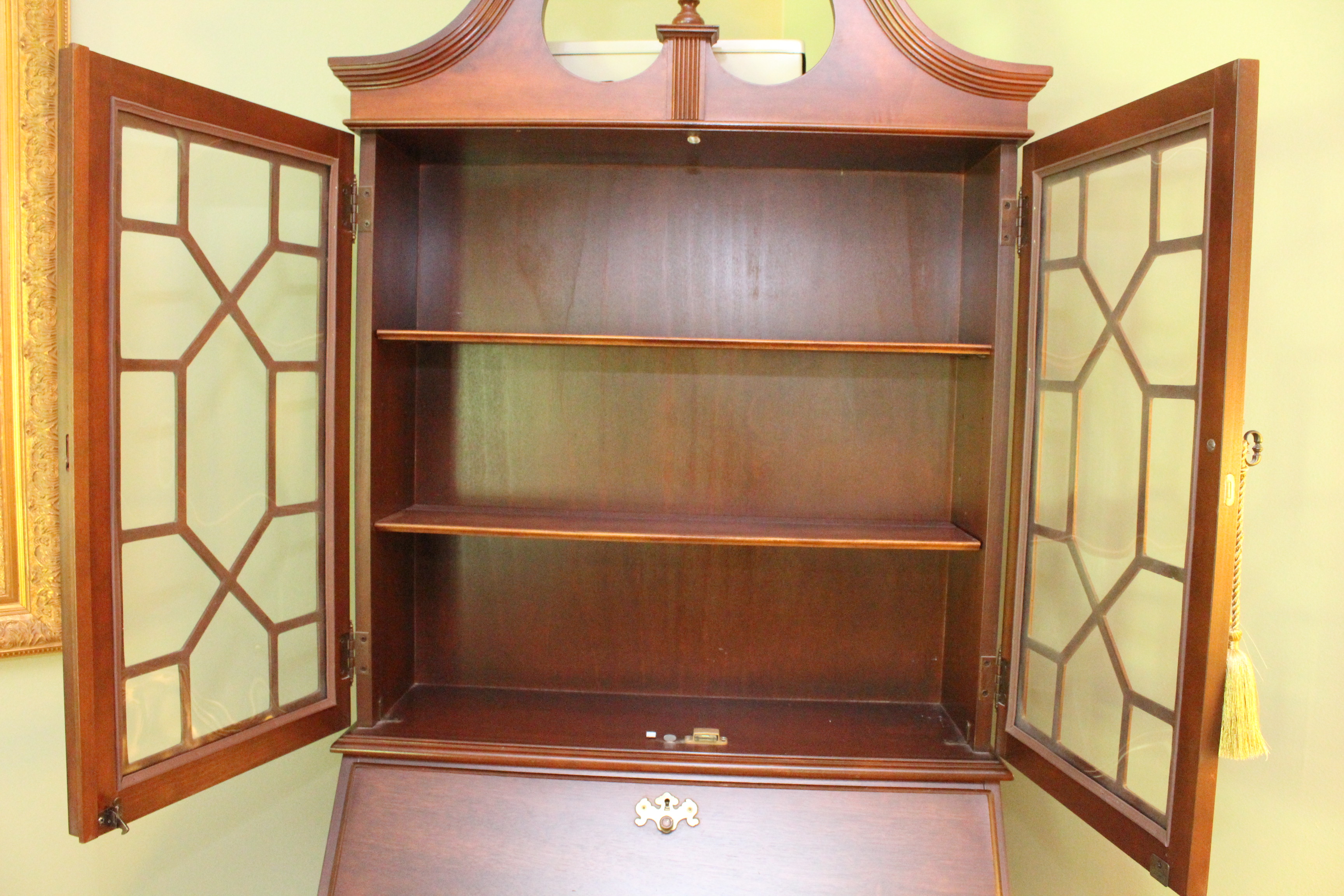 Victorian Style Secretary Desk by Jasper Cabinet