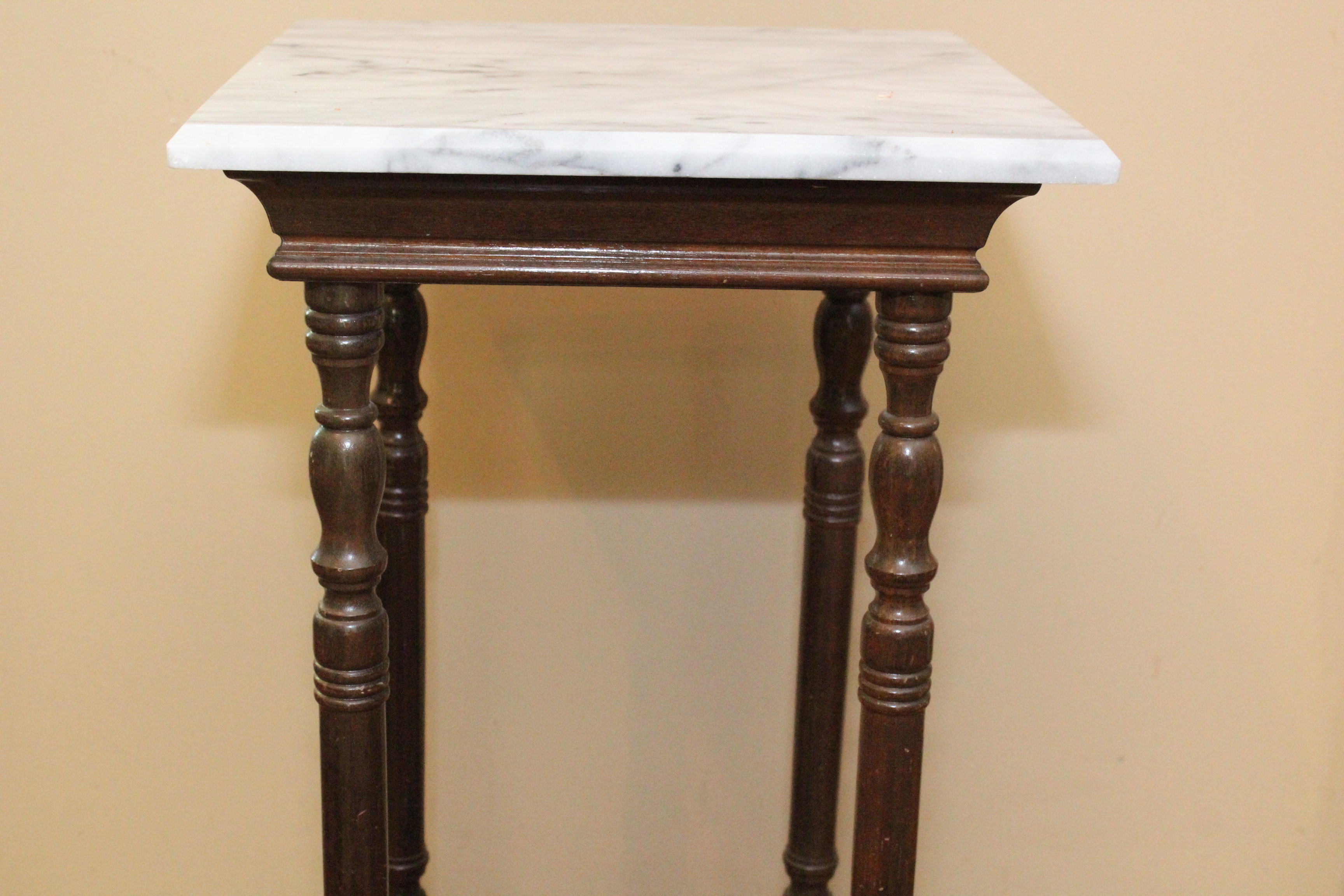 Faux Marble Side Table