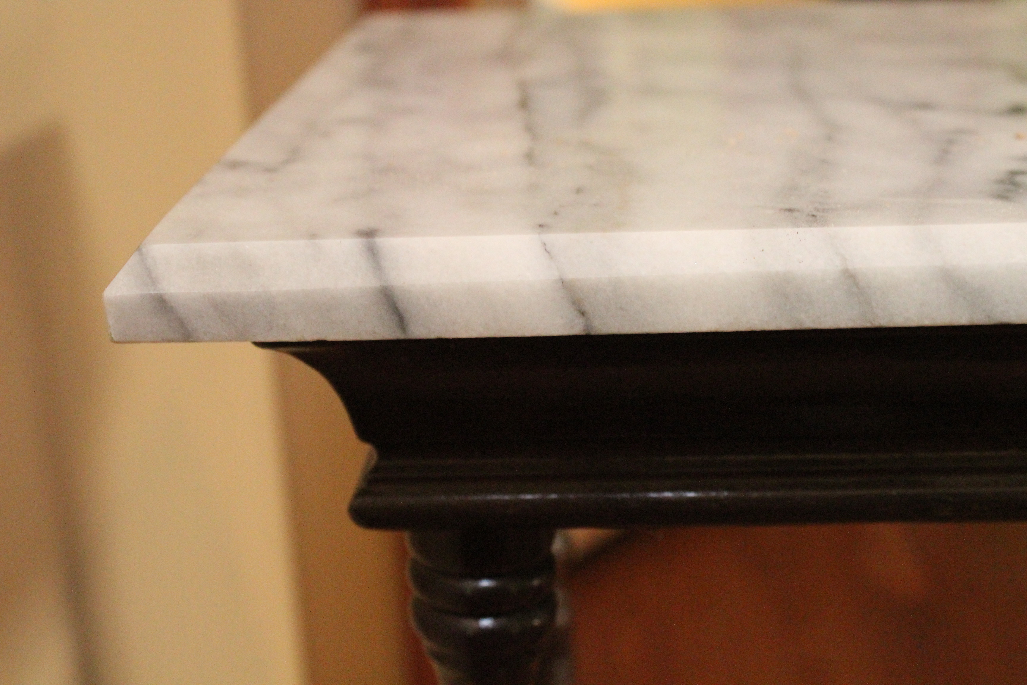 Faux Marble Side Table