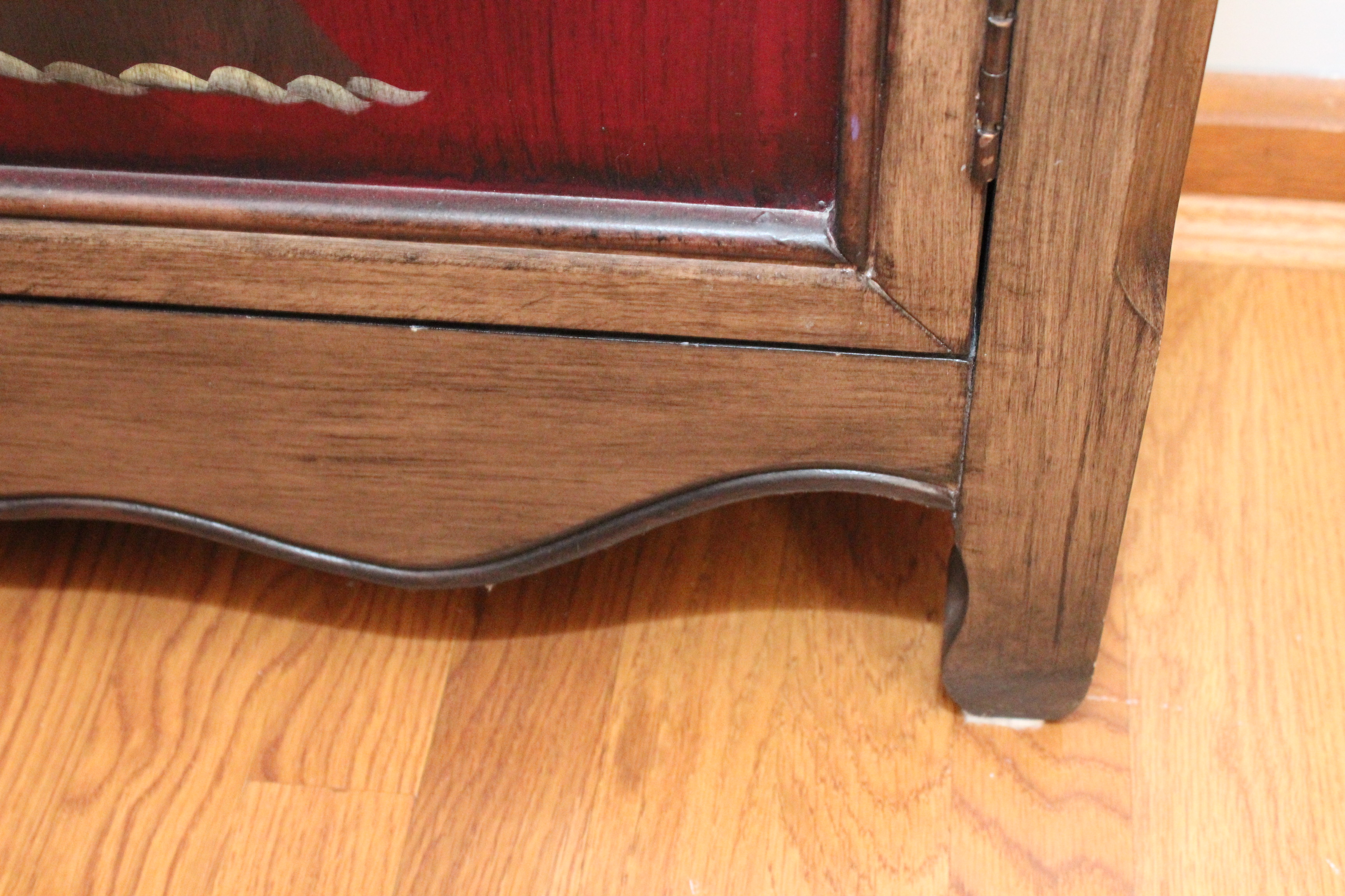 Floral Motif Console Table