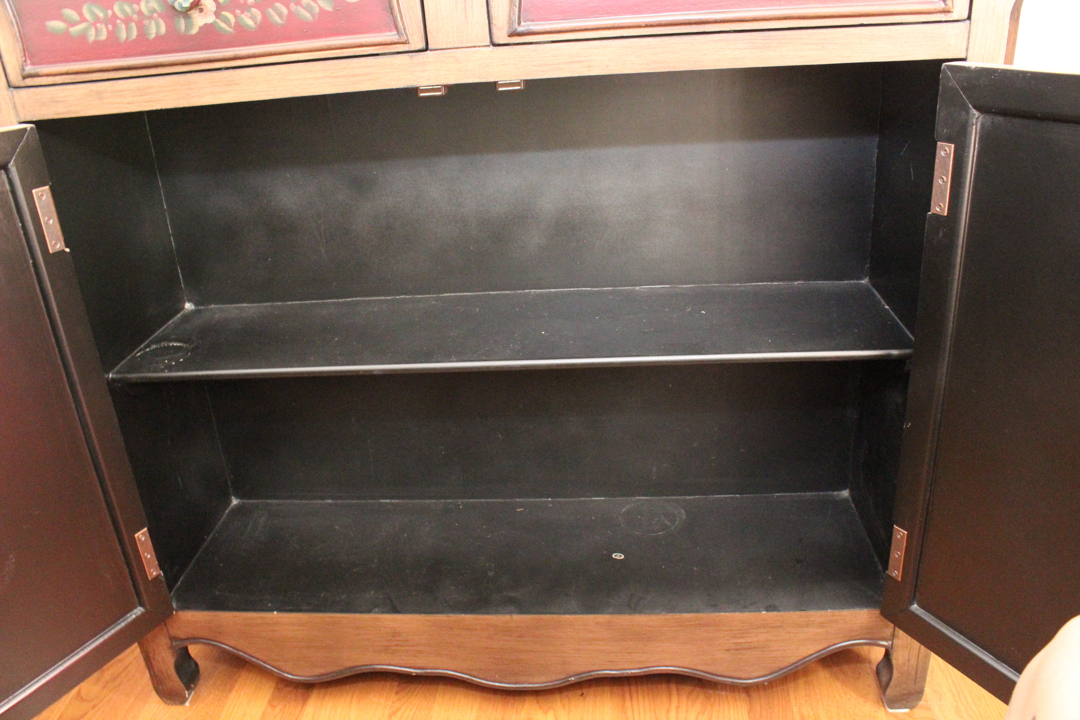 Floral Motif Console Table