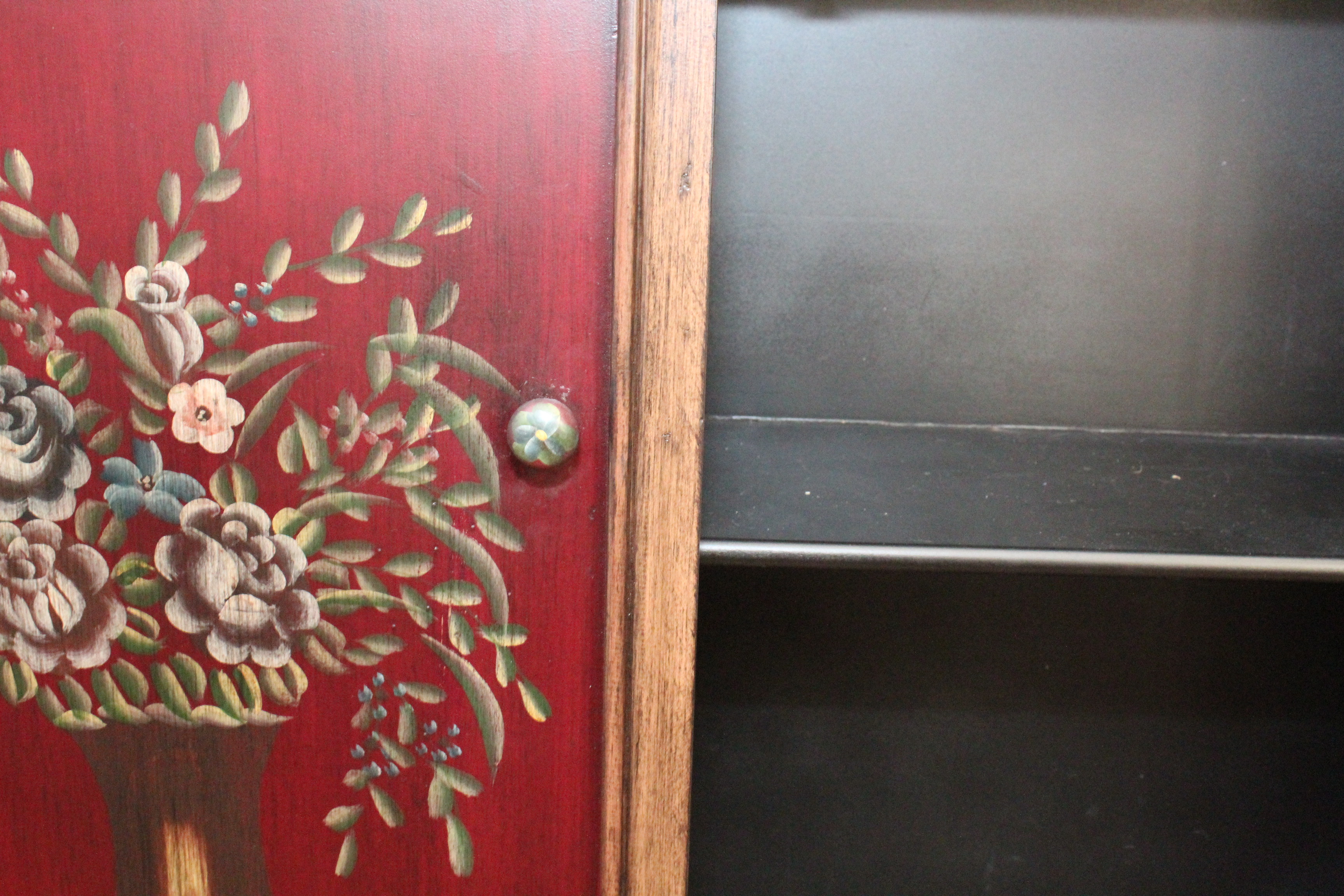 Floral Motif Console Table