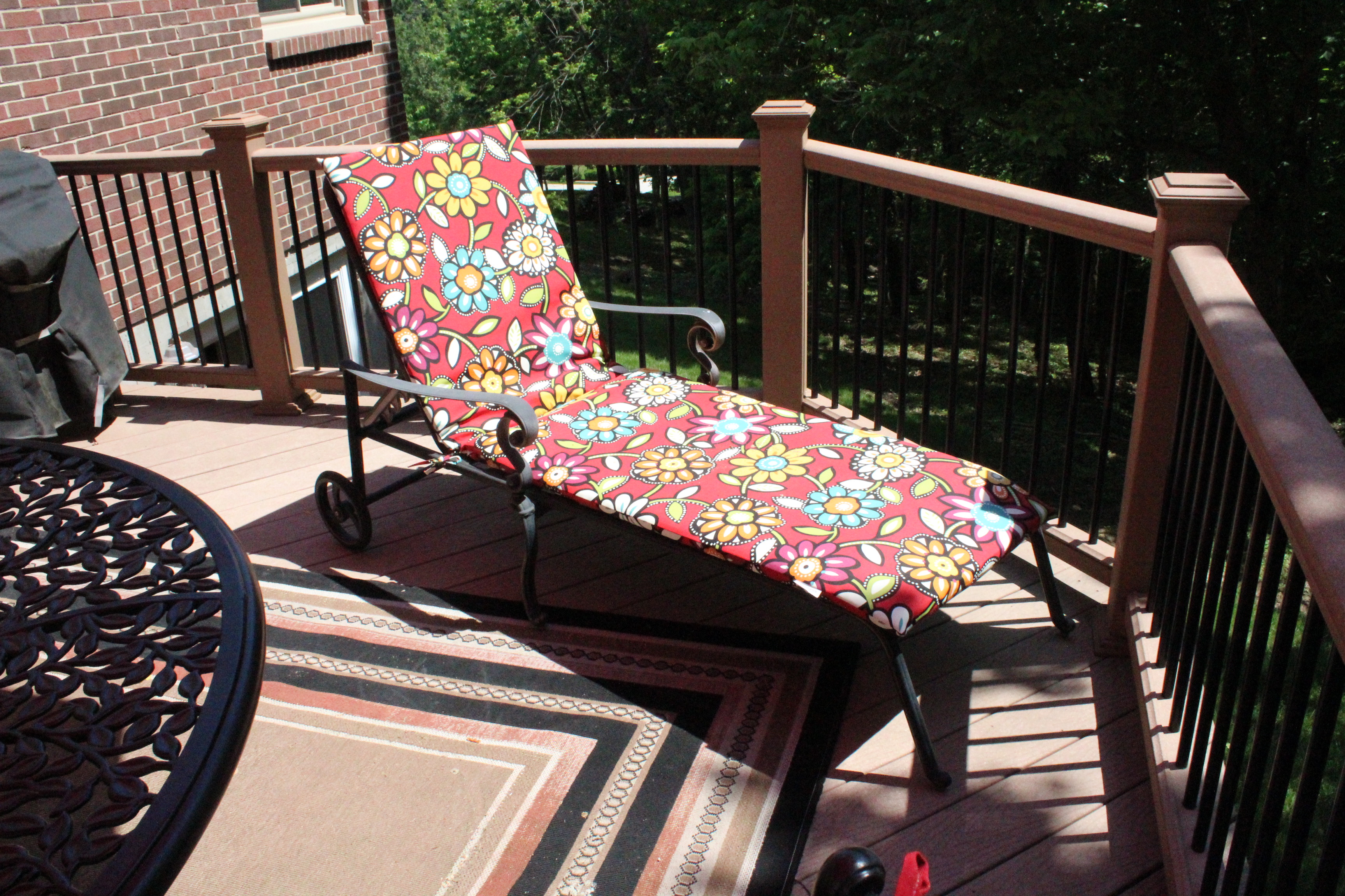 Outdoor Patio Lounge Chaise