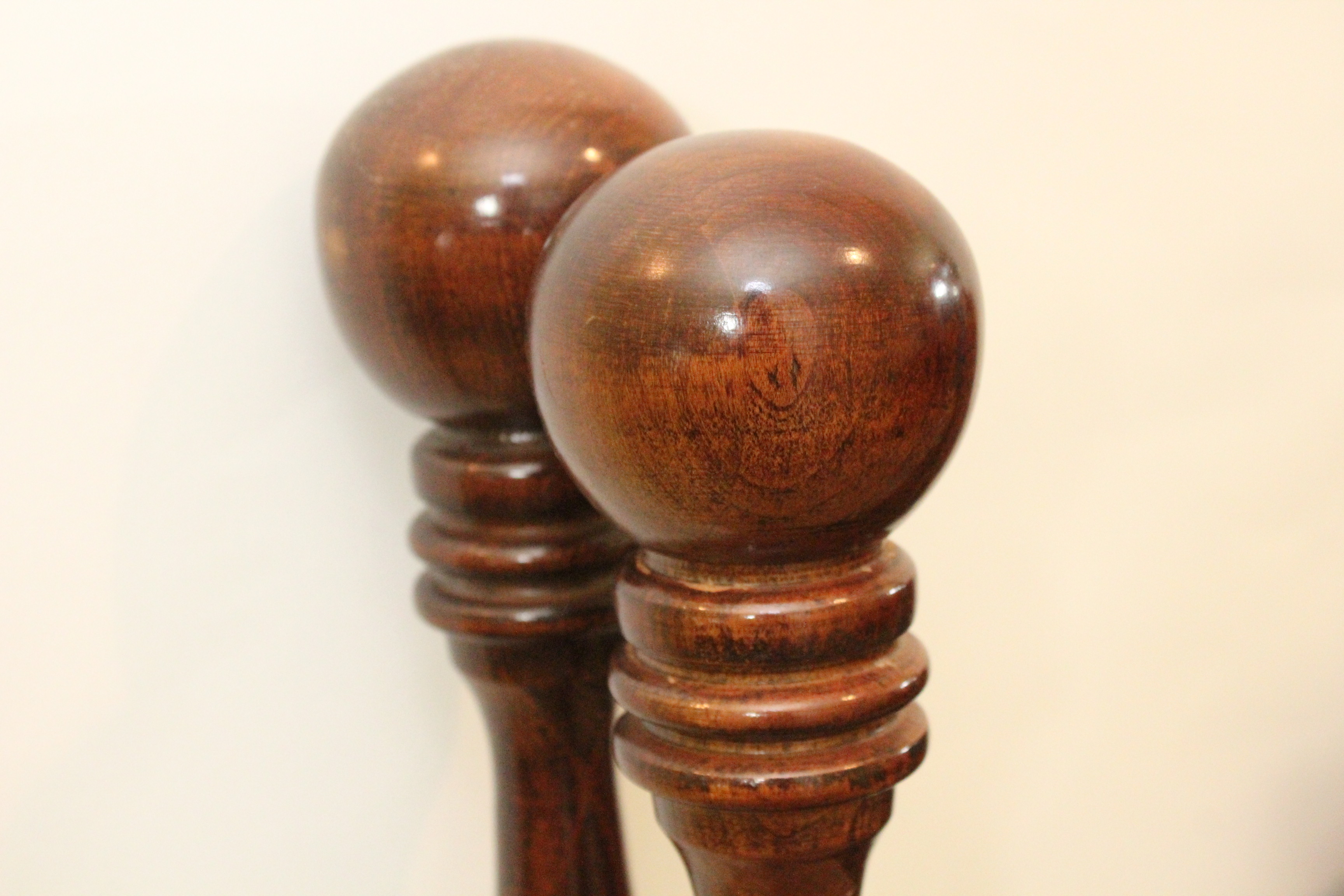 Walnut Stained Queen Bed Frame