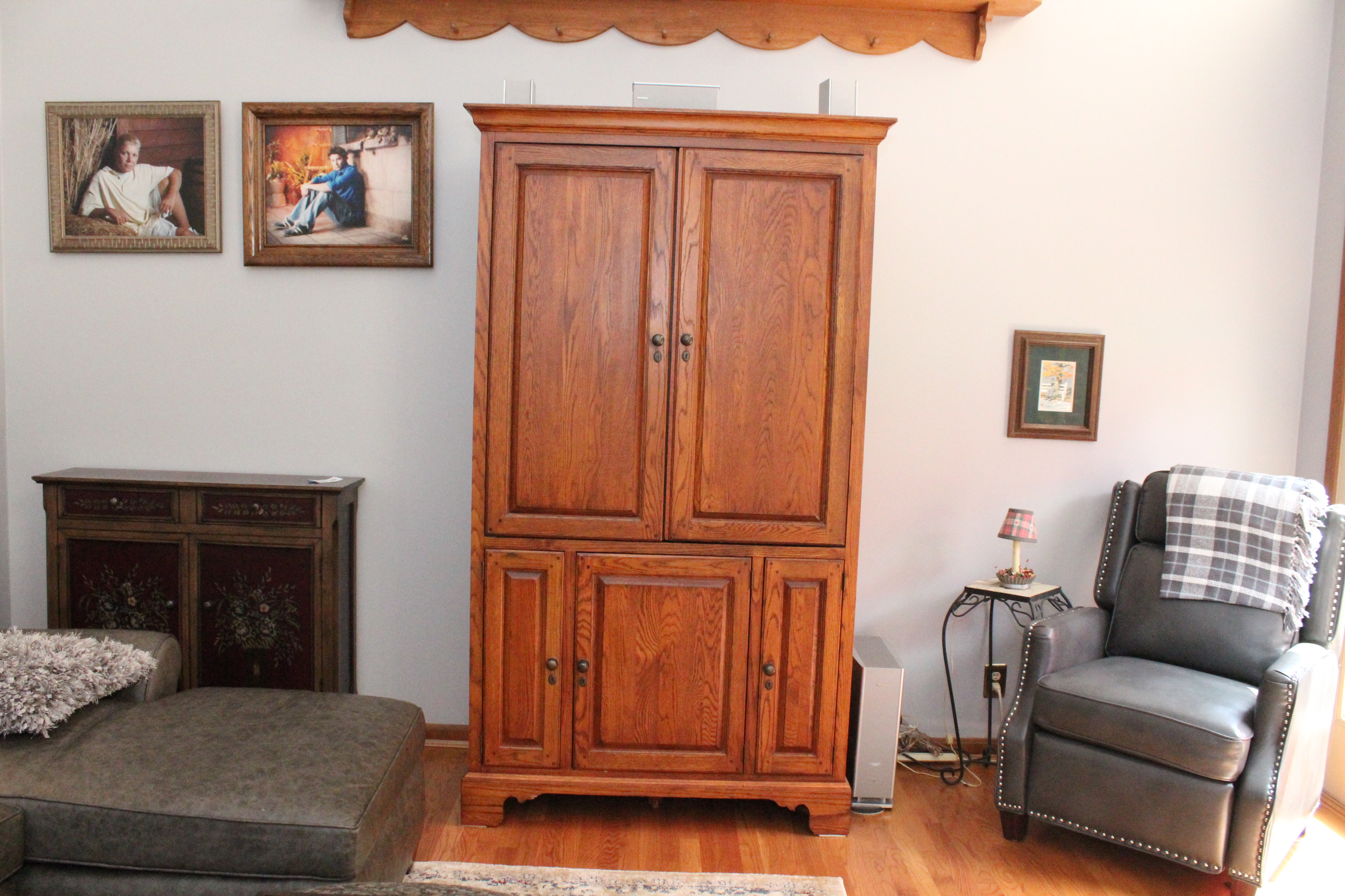 Wooden Media Center Cabinet