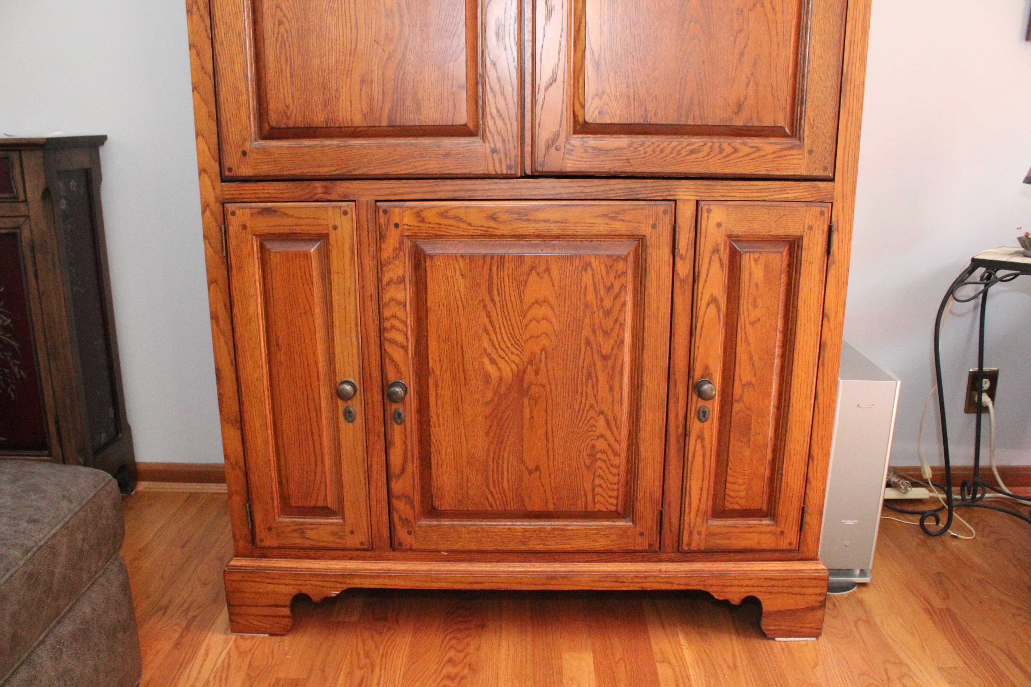 Wooden Media Center Cabinet