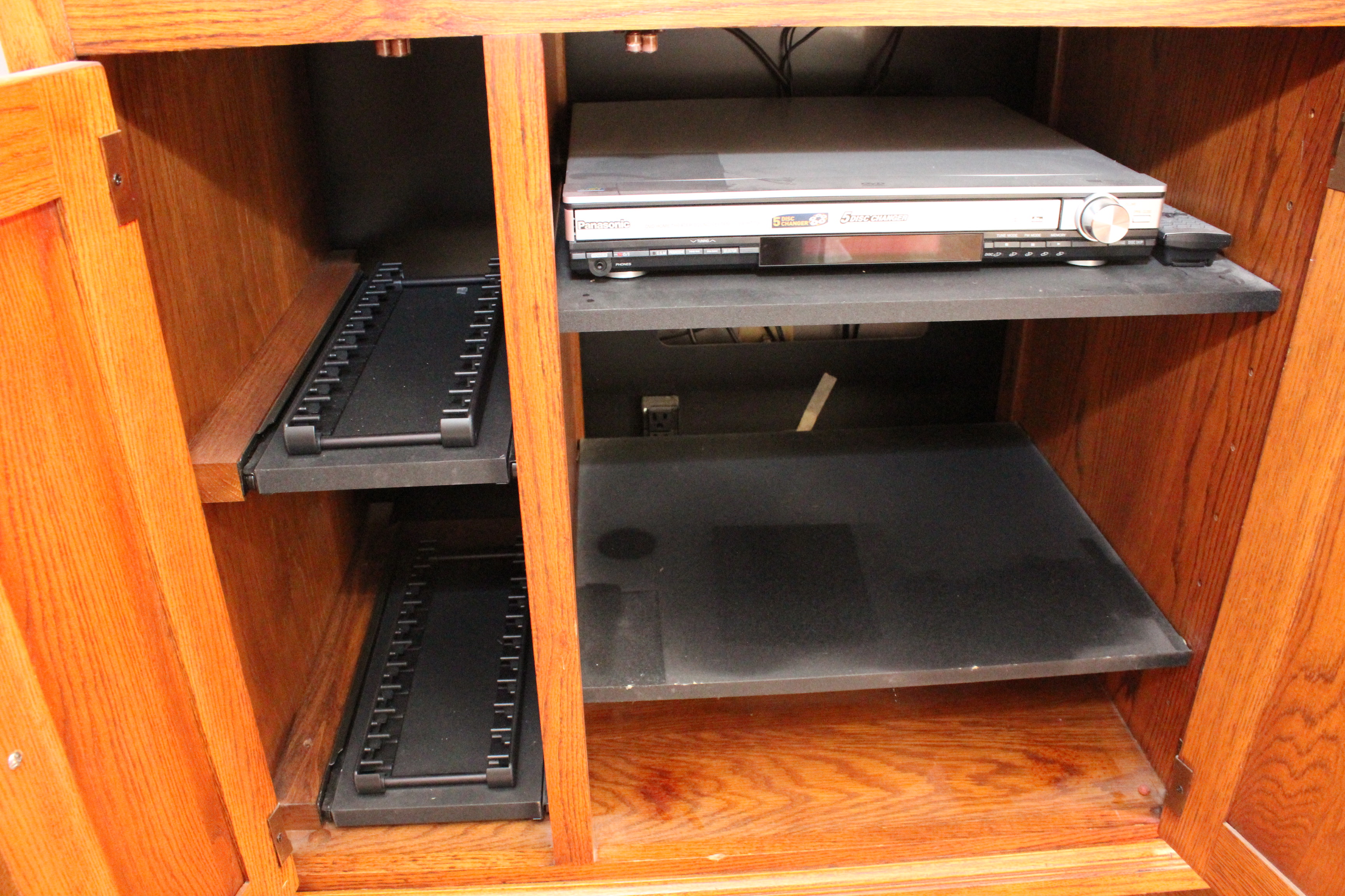 Wooden Media Center Cabinet