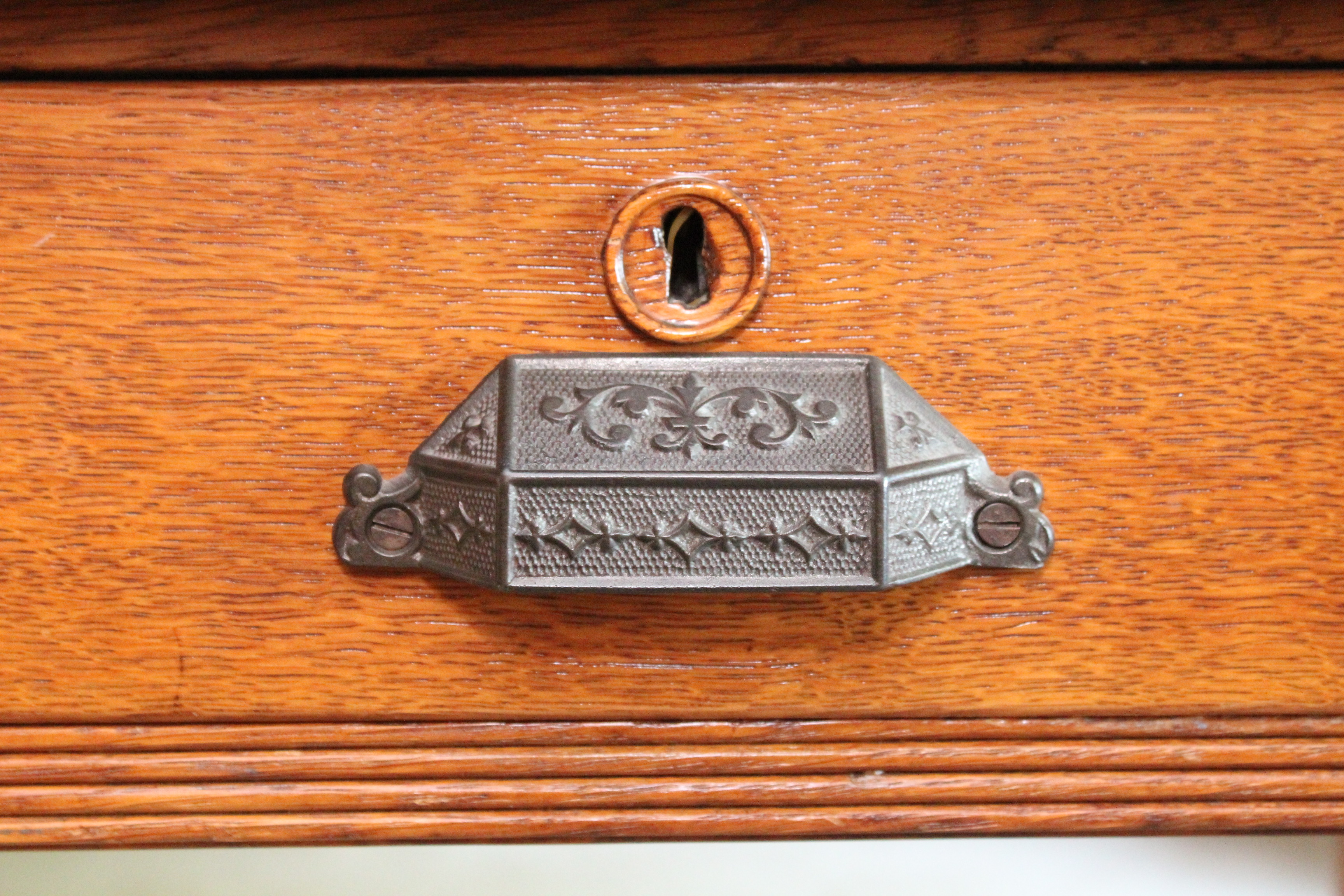 Office Desk and Lamp