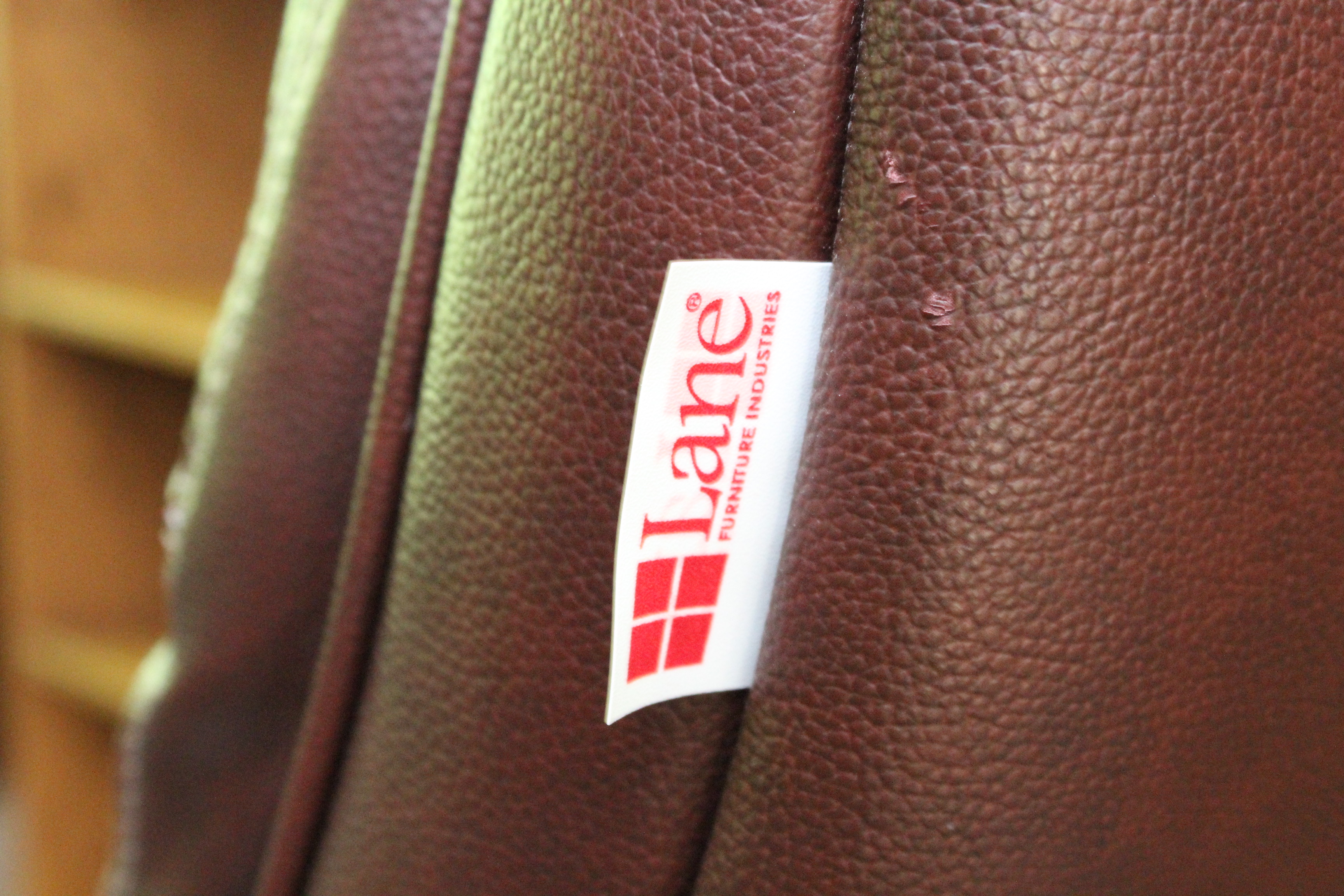 Dark Brown Leather Office Chair by Lane