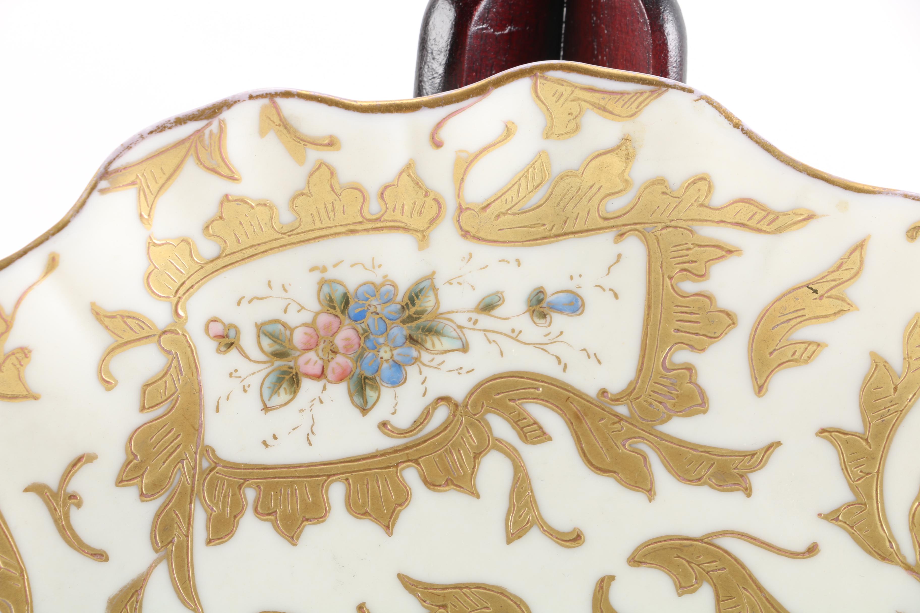 Gold And Cream Plate