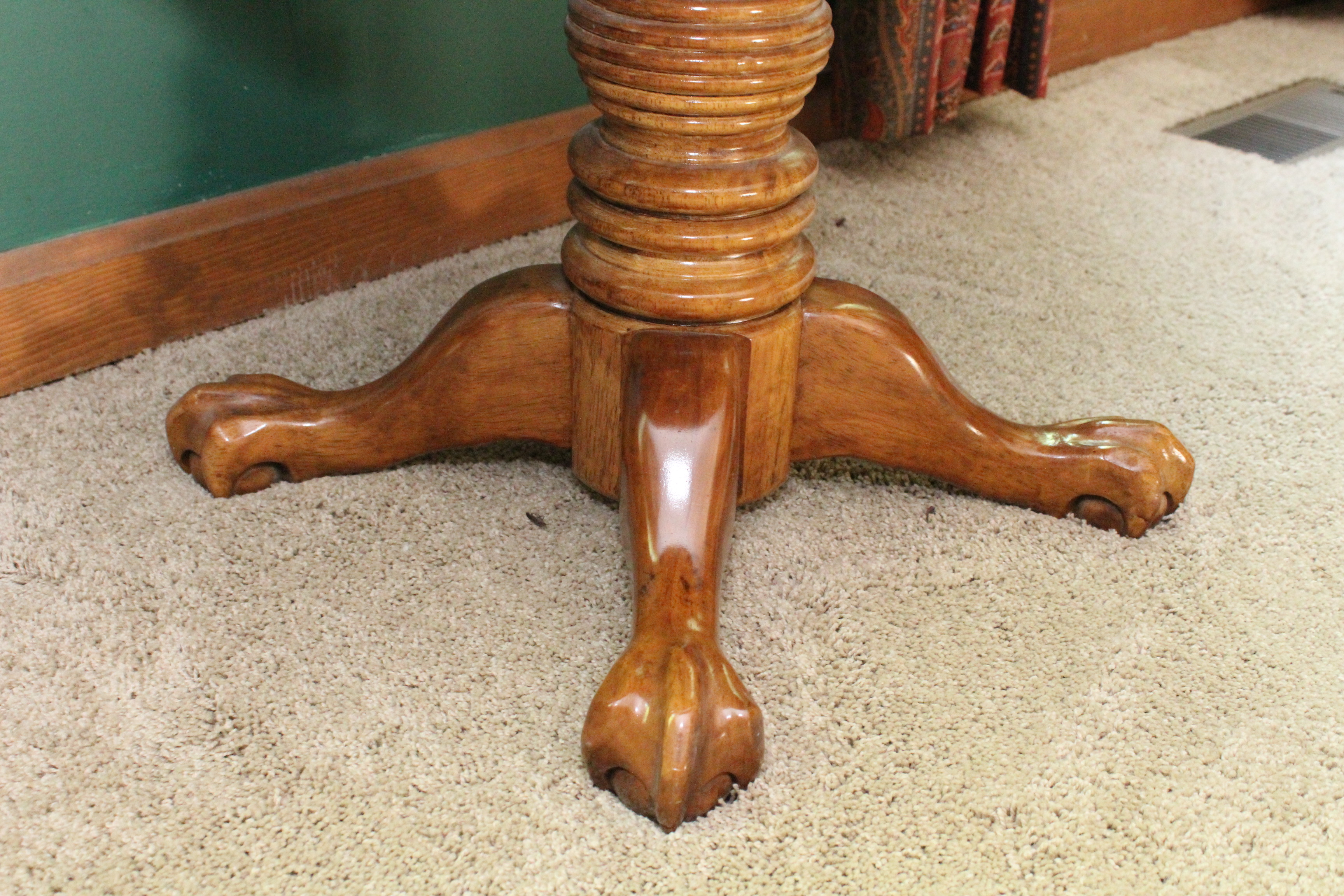 Round Wooden Side Table