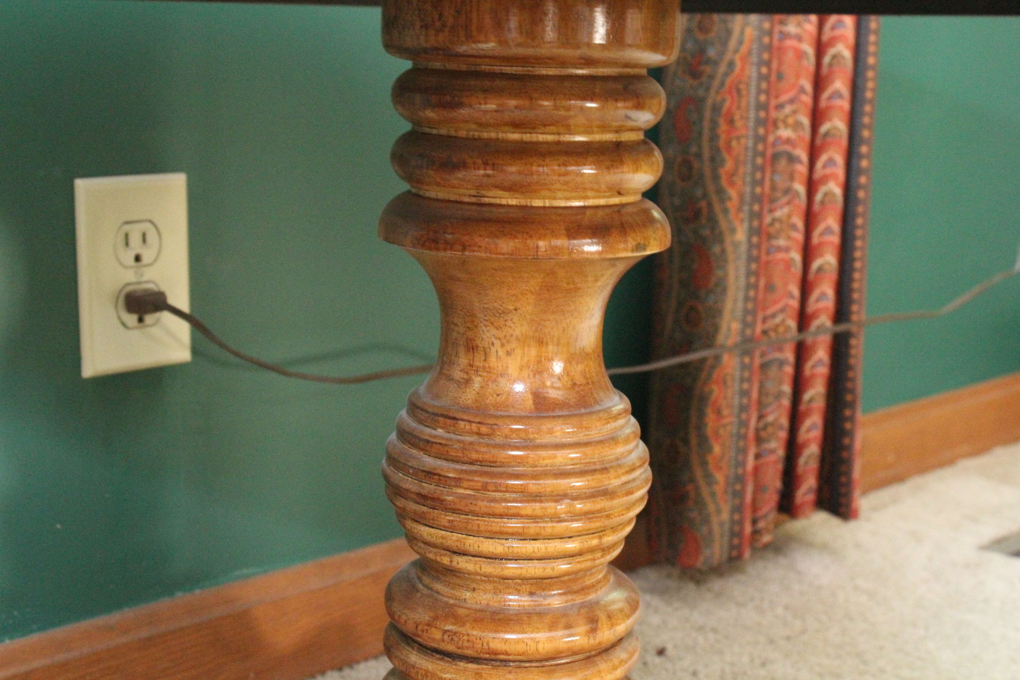 Round Wooden Side Table