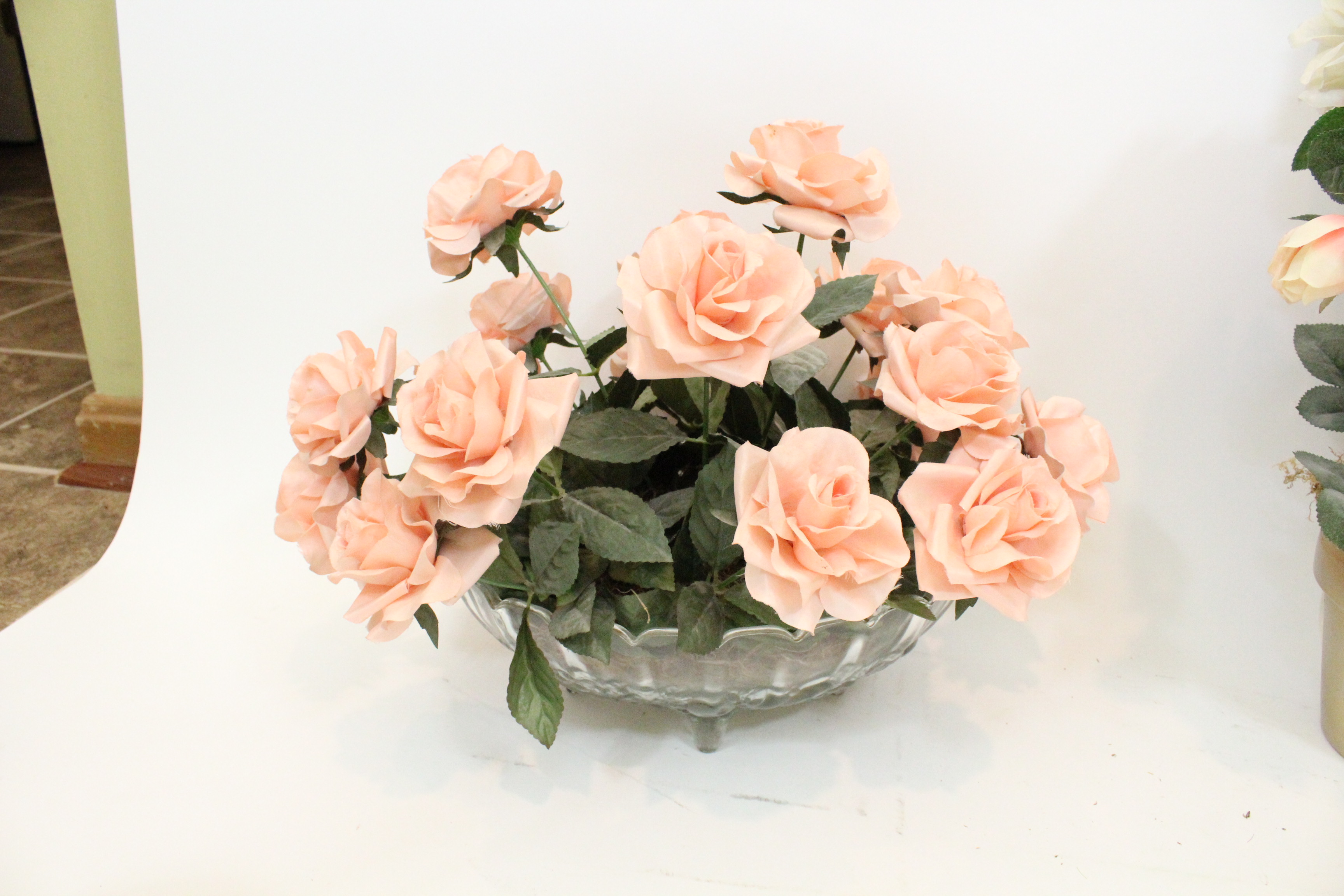 Floral and Bunny Garden Decor