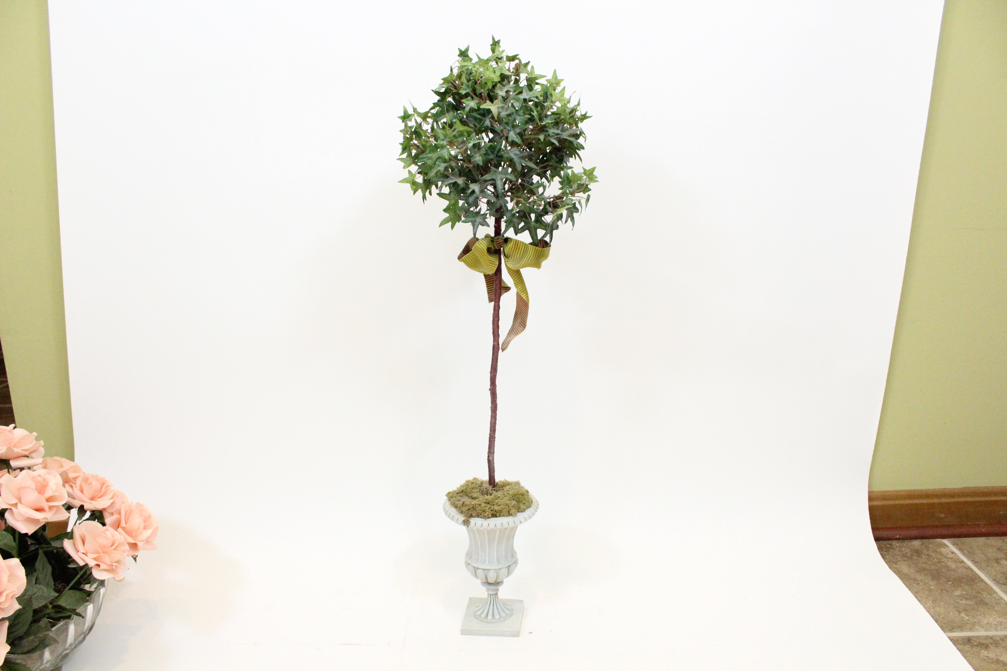 Floral and Bunny Garden Decor