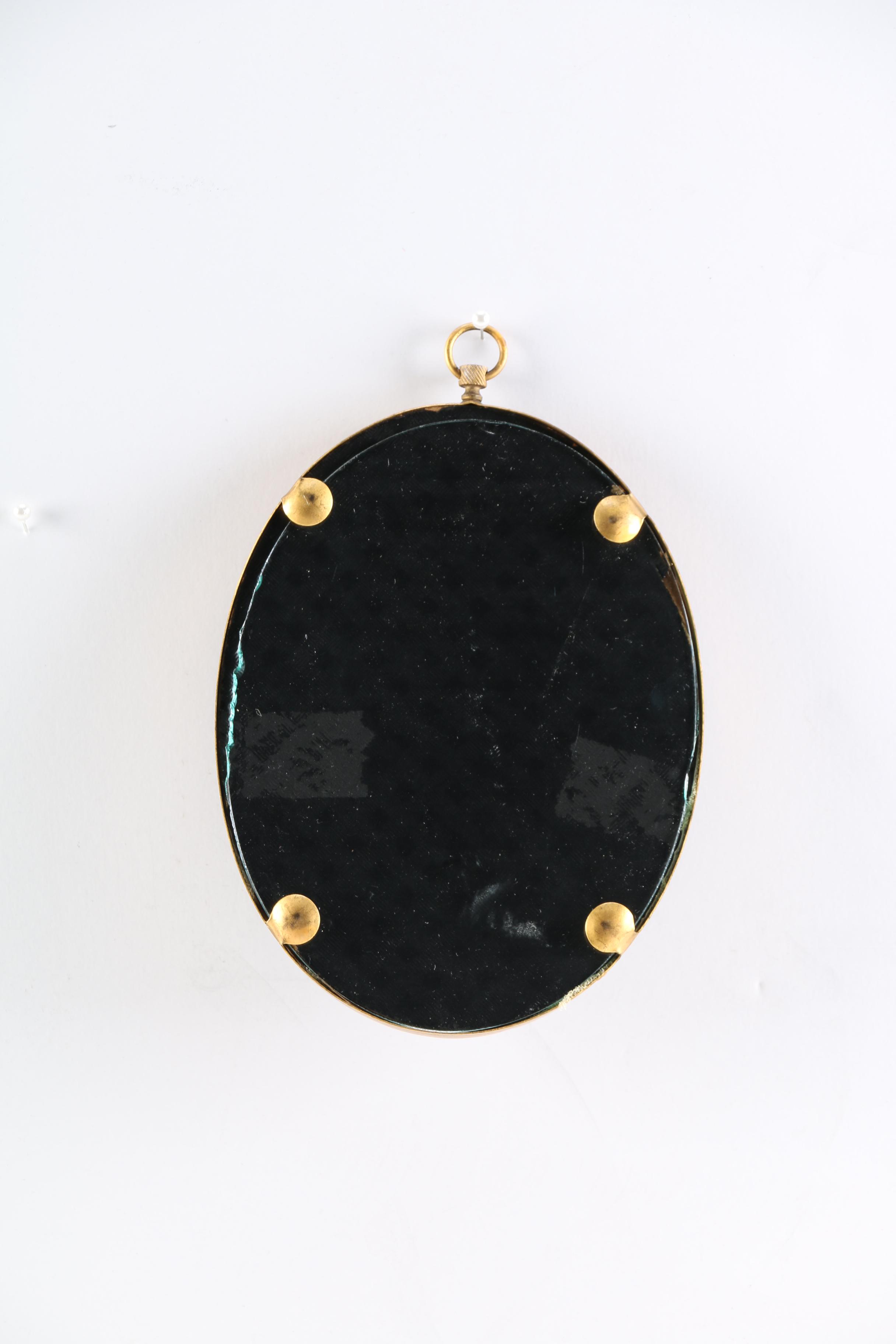 Black Cameo Pendants