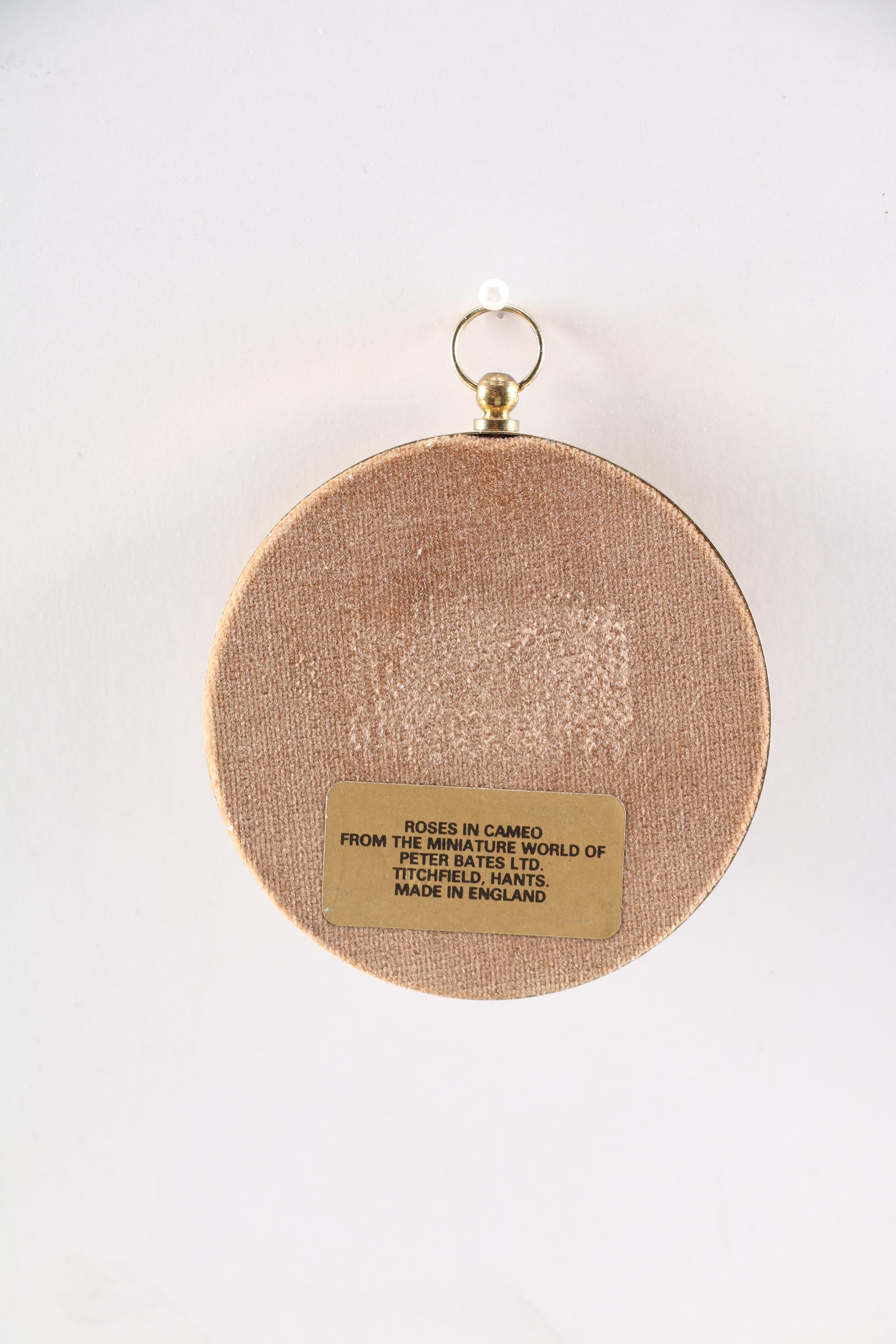 Black Cameo Pendants