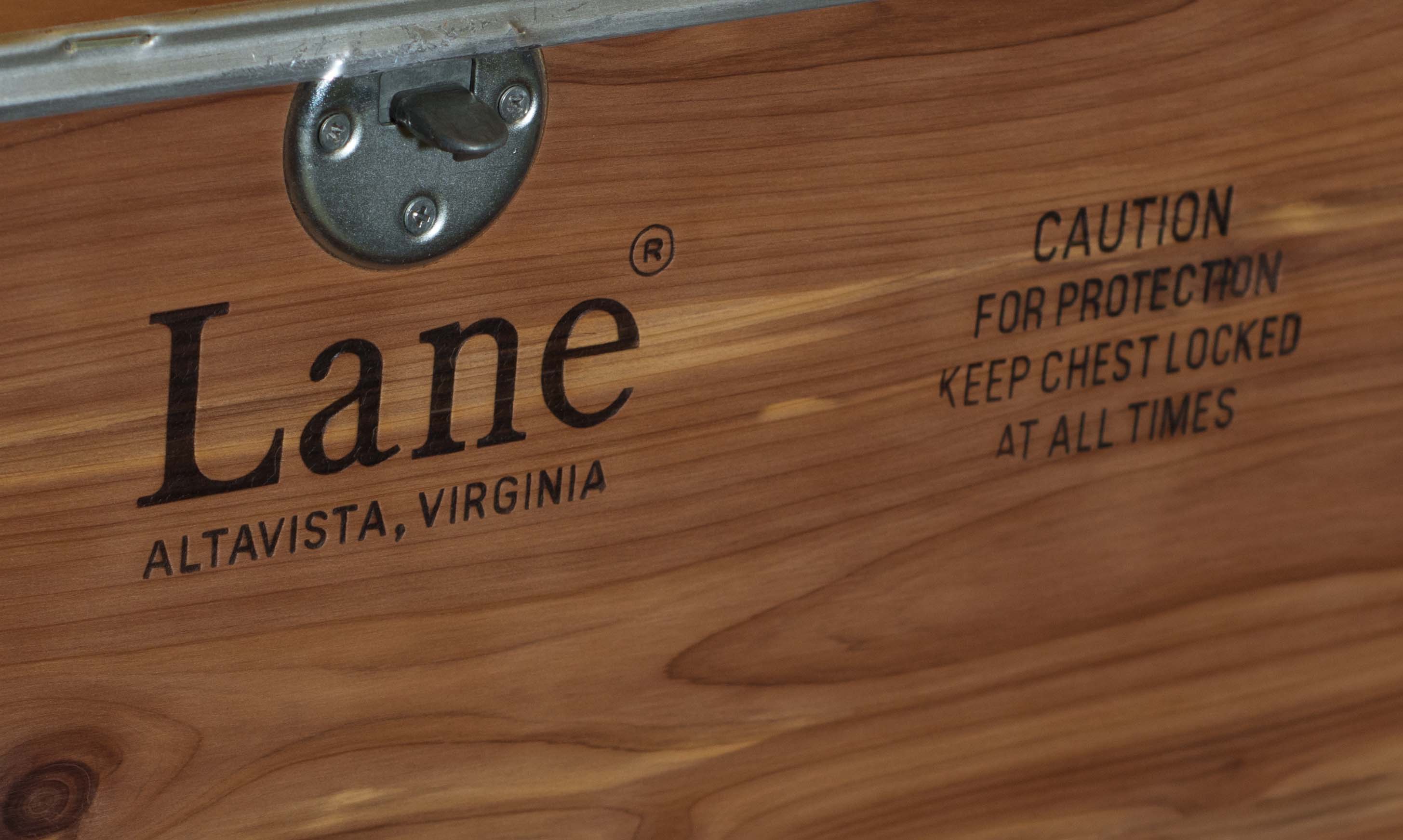 Painted Country Lane Cedar Chest