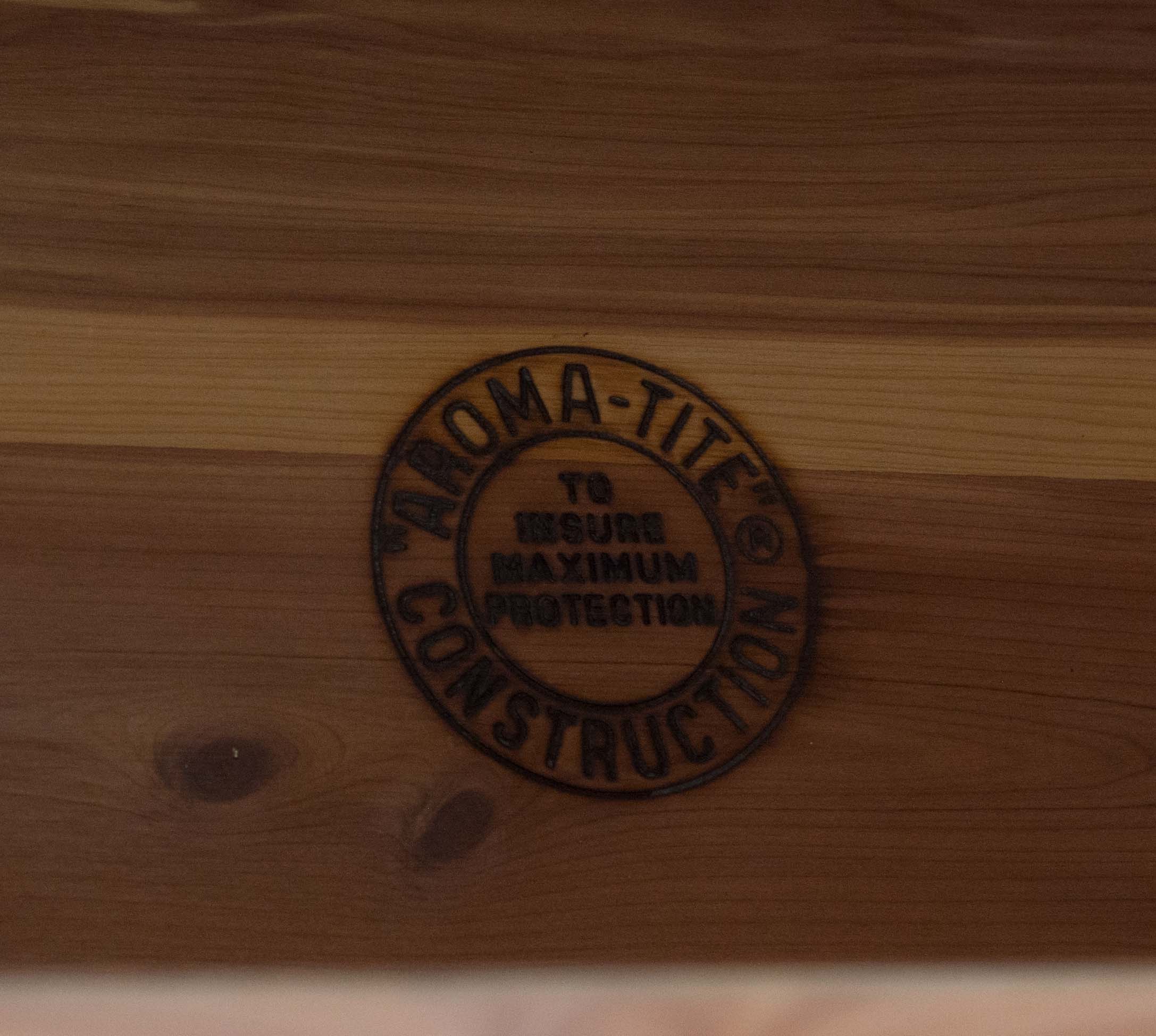 Painted Country Lane Cedar Chest