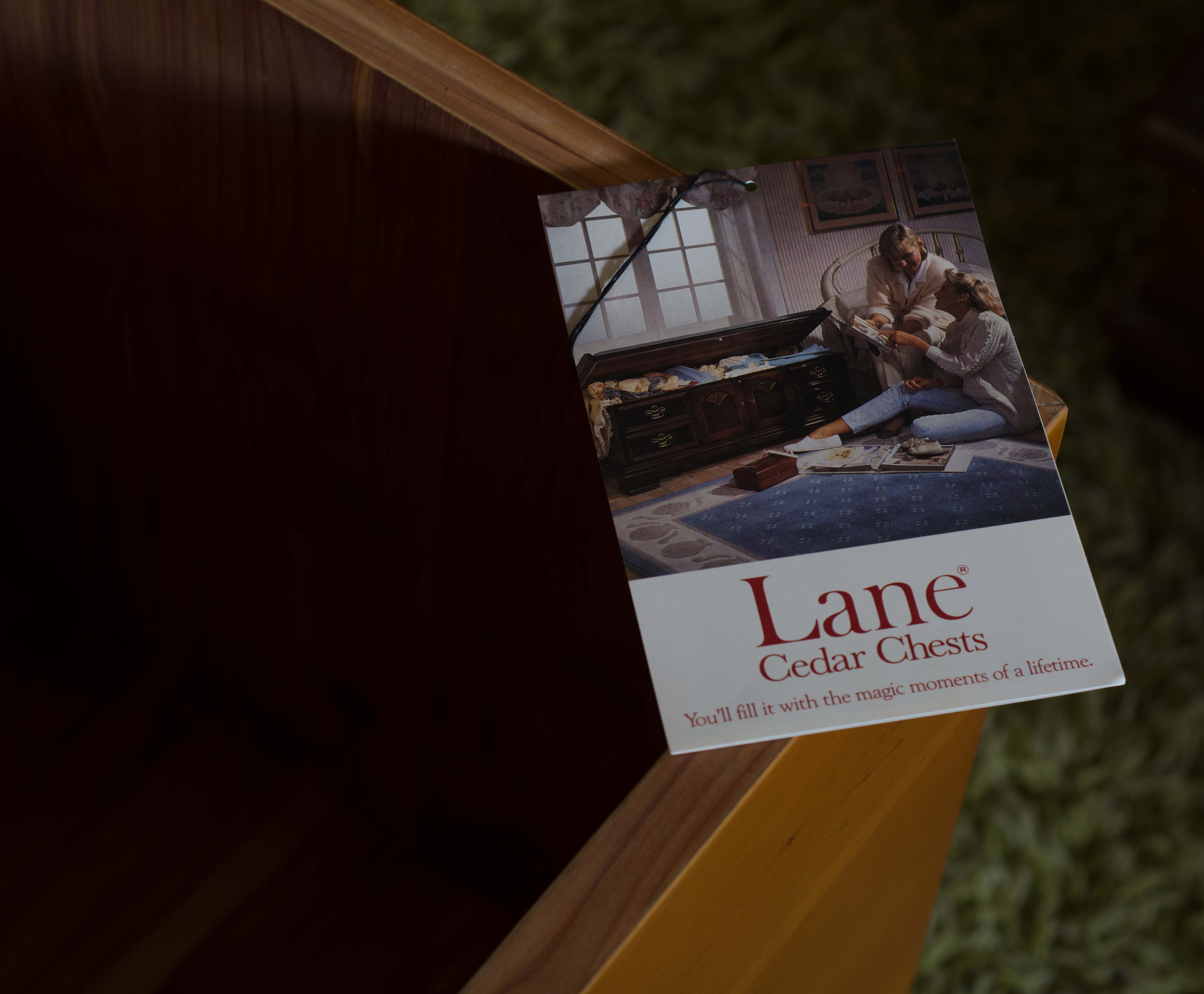 Painted Country Lane Cedar Chest