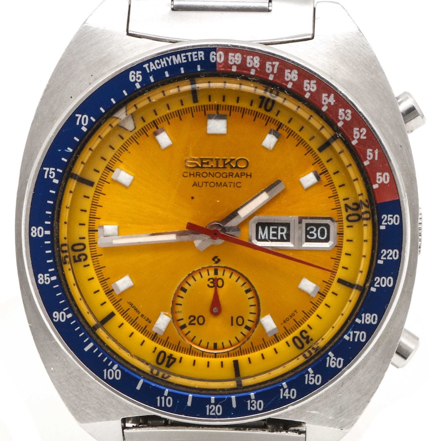 Seiko "Pogue" Automatic Chronograph Wristwatch