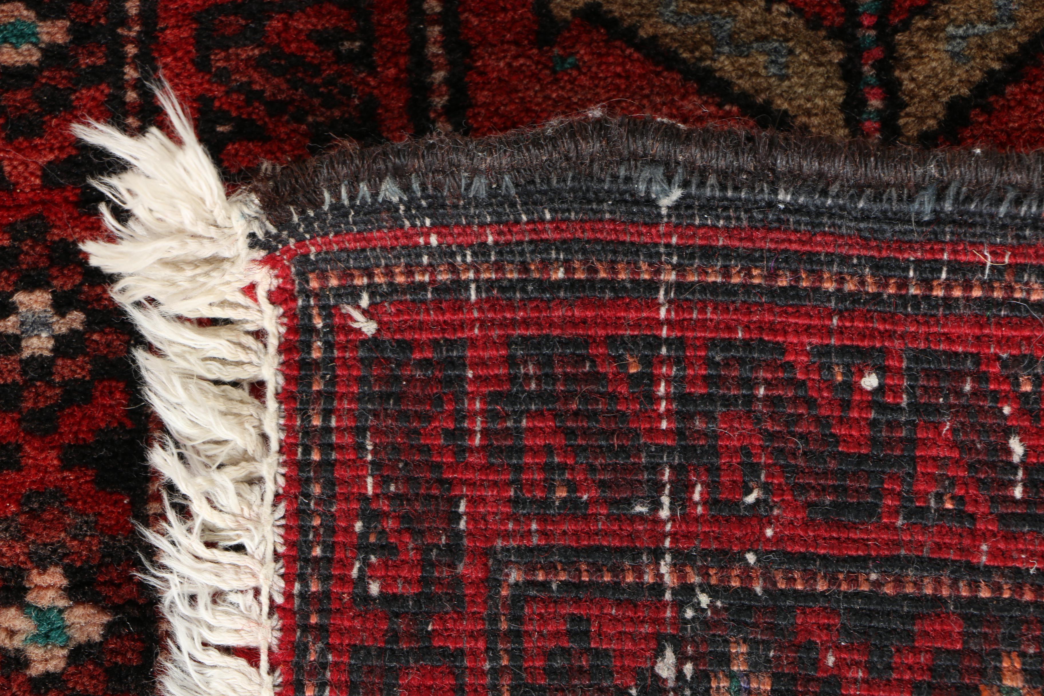 Hand-Knotted Persian Tribal Pictorial Rug