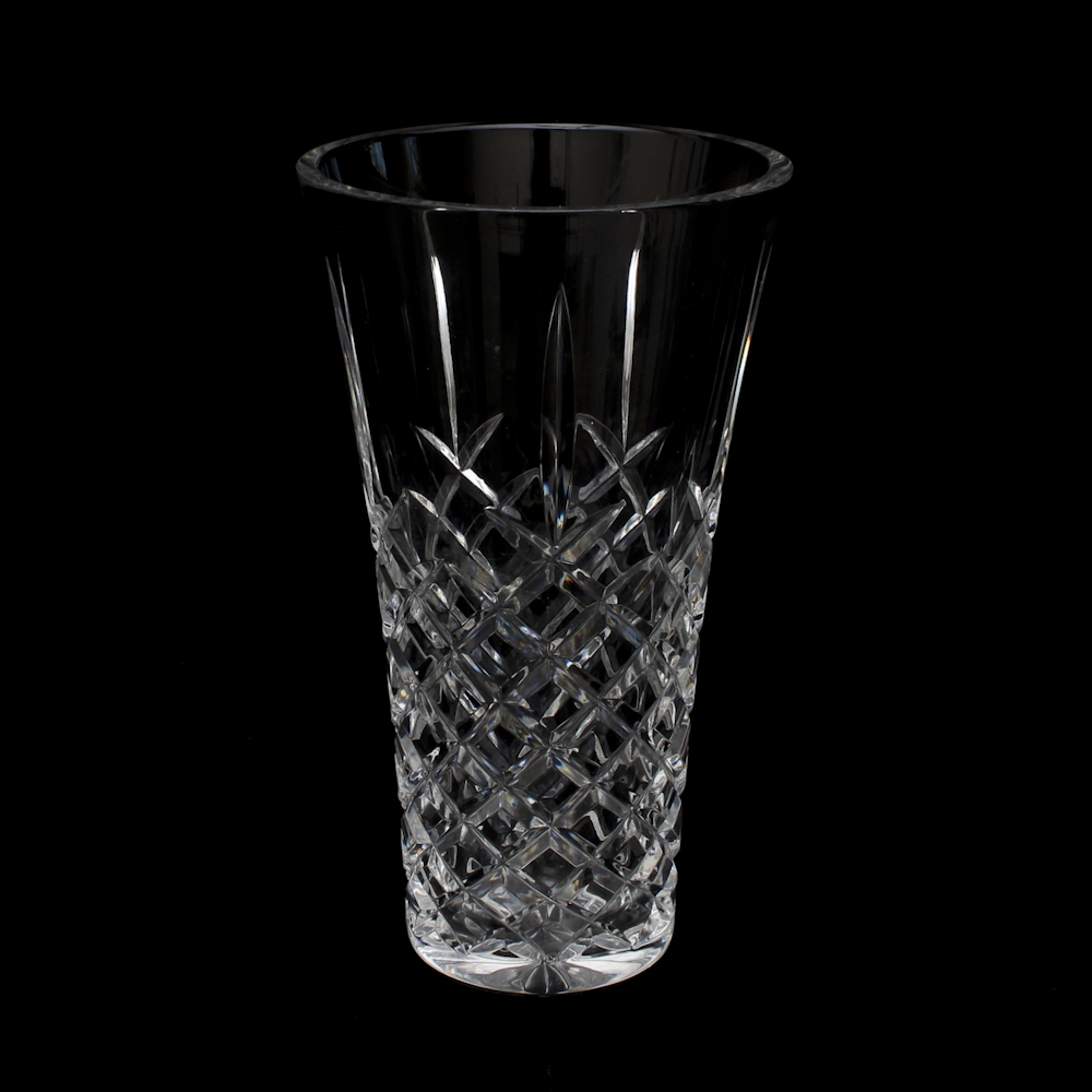 Lismore Style Cut Crystal Vase