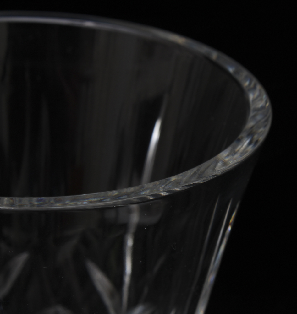 Lismore Style Cut Crystal Vase