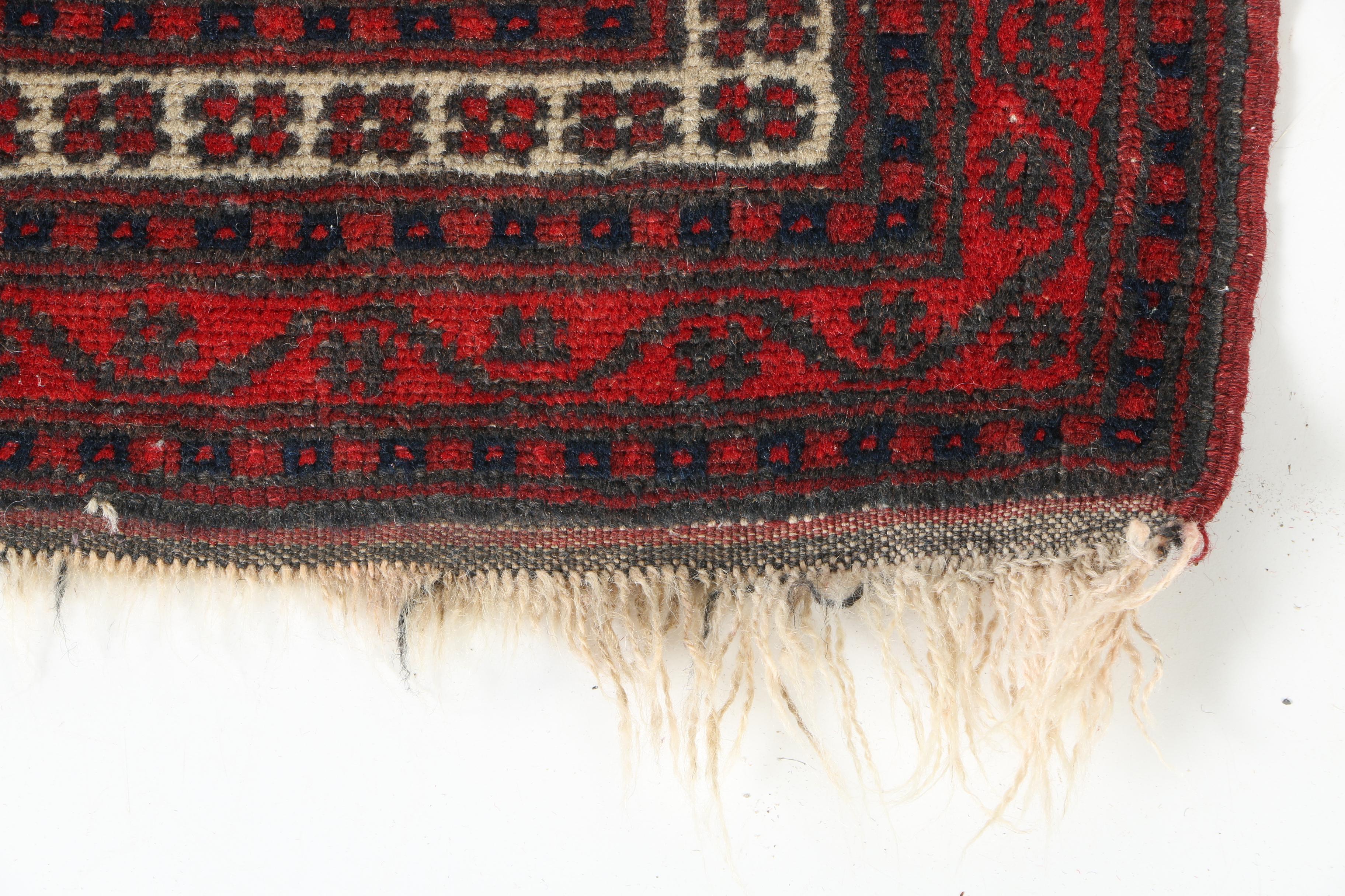 Hand-Knotted Baluch Area Rug