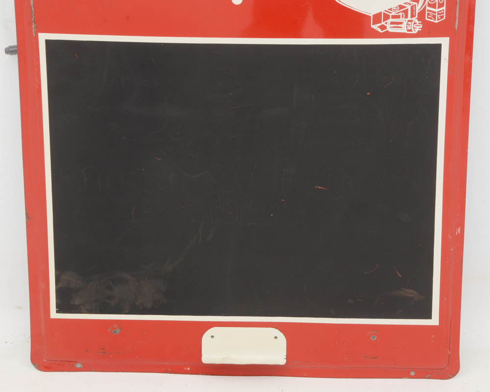 Vintage RCA Advertising Sign with Chalkboard