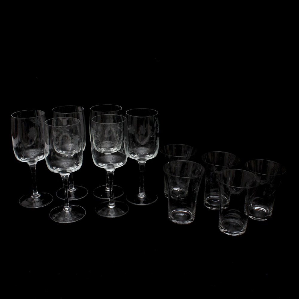 Etched Glassware