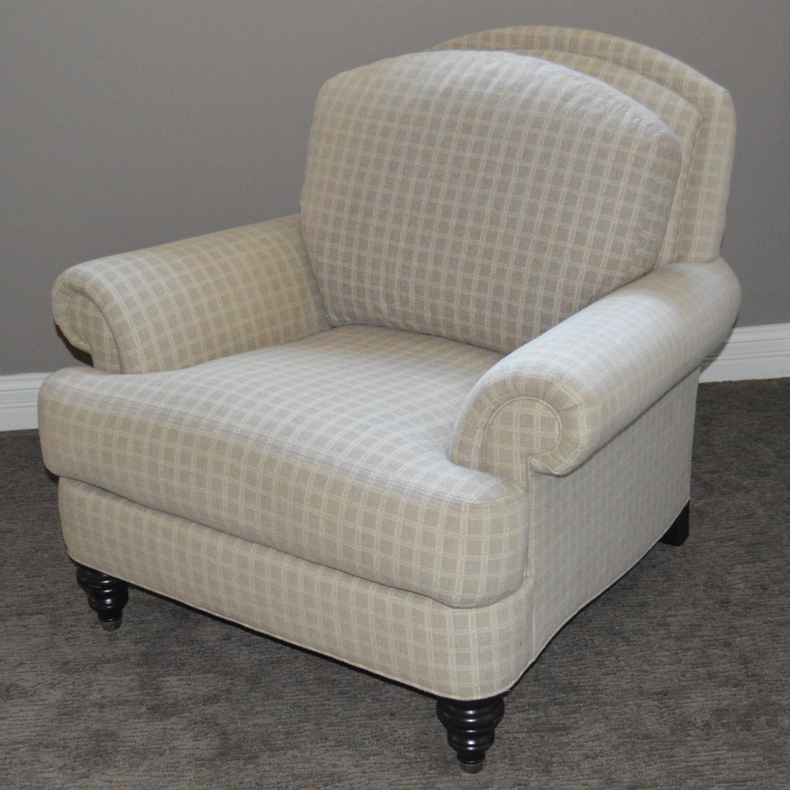 Ethan Allen Upholstered "Hyde" Armchair