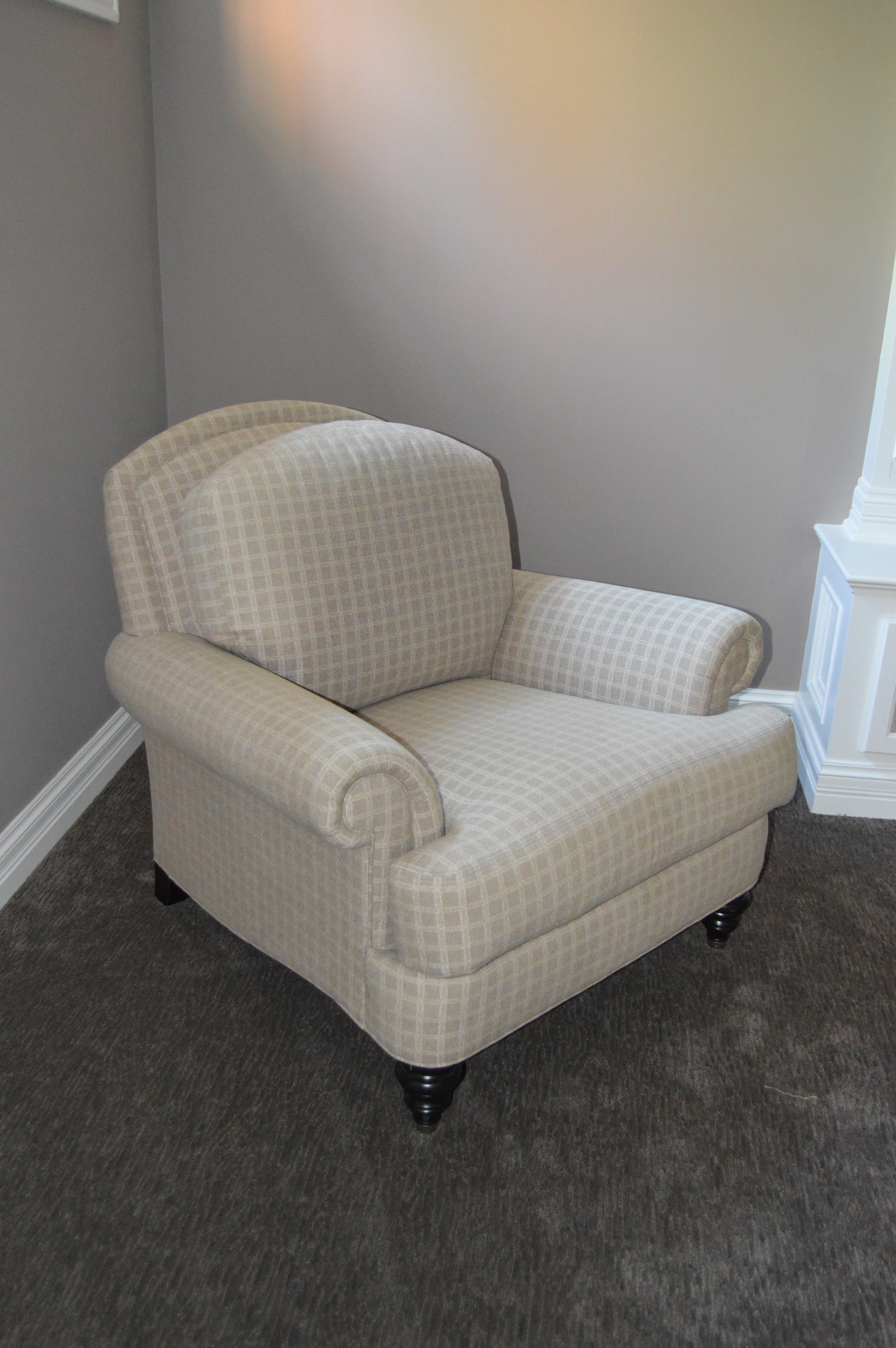 Ethan Allen Upholstered "Hyde" Armchair